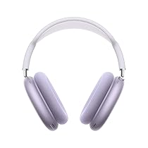 Apple AirPods Max Cuffie wireless over-ear, Cancellazione attiva del rumore di livello pro, Modalità Trasparenza, Audio spaziale personalizzato, Ricarica USB-C, Cuffie Bluetooth per iPhone, Viola