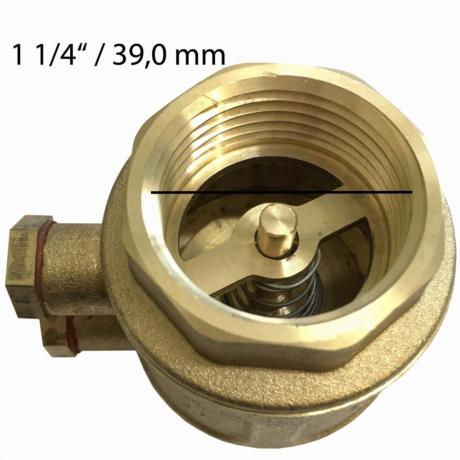 Doppelter Pumpenstock 1 1/4" (5/4") mit 2 Kugelhähnen & Rückschlagventil – Anschluss für Hand- & Elektropumpe – Rammbrunnen & Gartenpumpe (Doppelter Pumpenstock inkl. Schlauchanschluss-Set 500 mm)