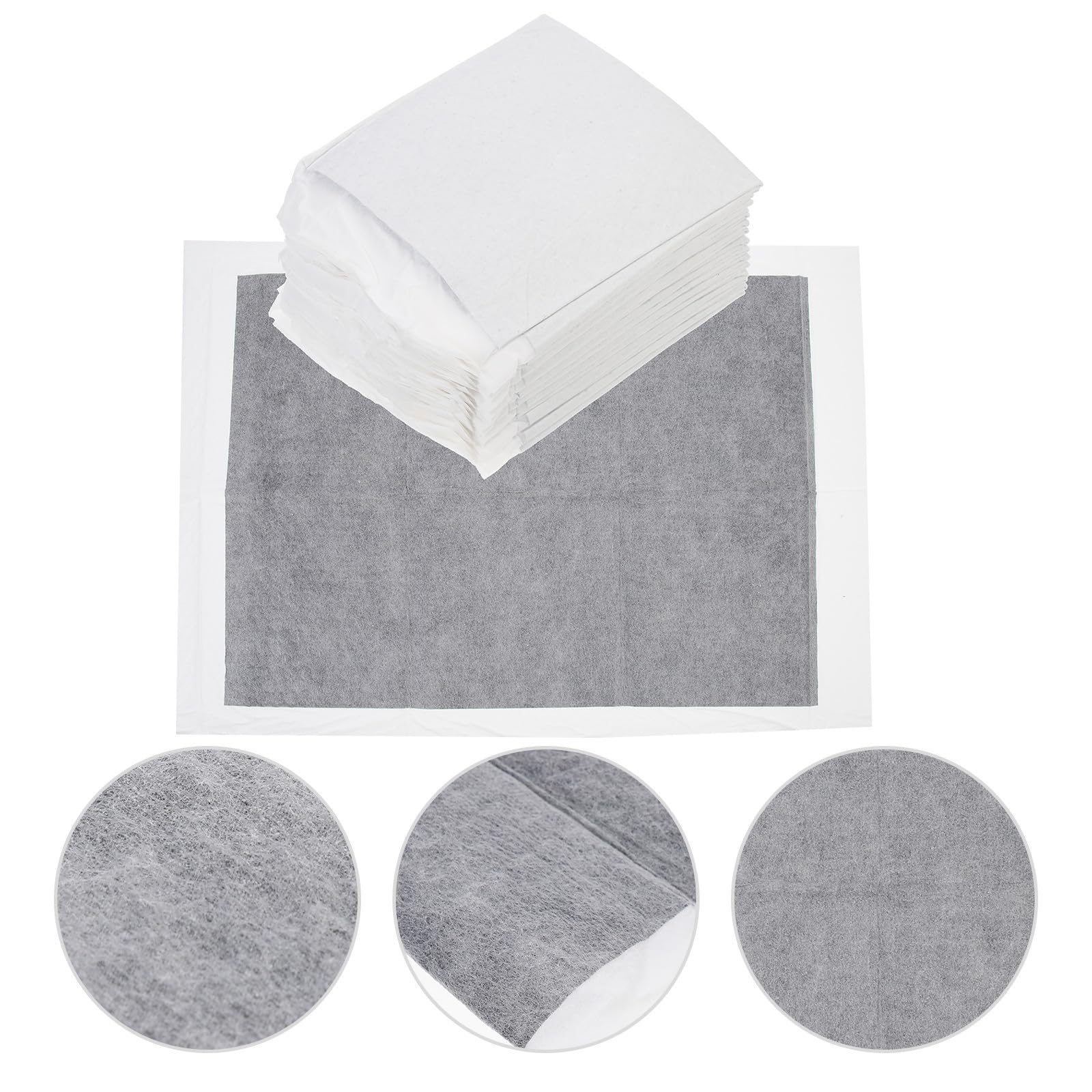 IMIKEYA 100 Pièces Tapis Urinaire pour Animaux Tapis d'apprentissage Propreté pour Animaux de Compagnie en Tissu Non Tissé, Anti-Fuite, Facile à Transporter Ranger, pour Lapin et Animal