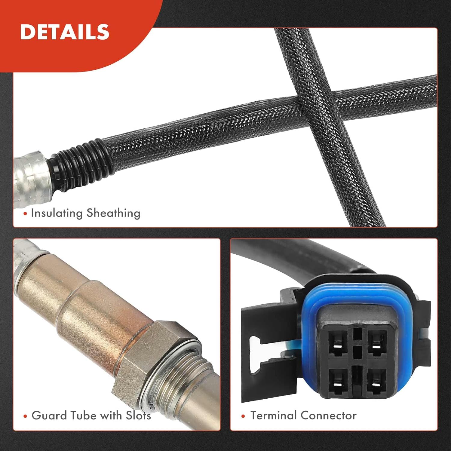 A-Premium O2 Oxygen Sensor Compatible with Chevrolet HHR 2006-2007, 2.4L, Upstream and Downstream, 2-PC Set