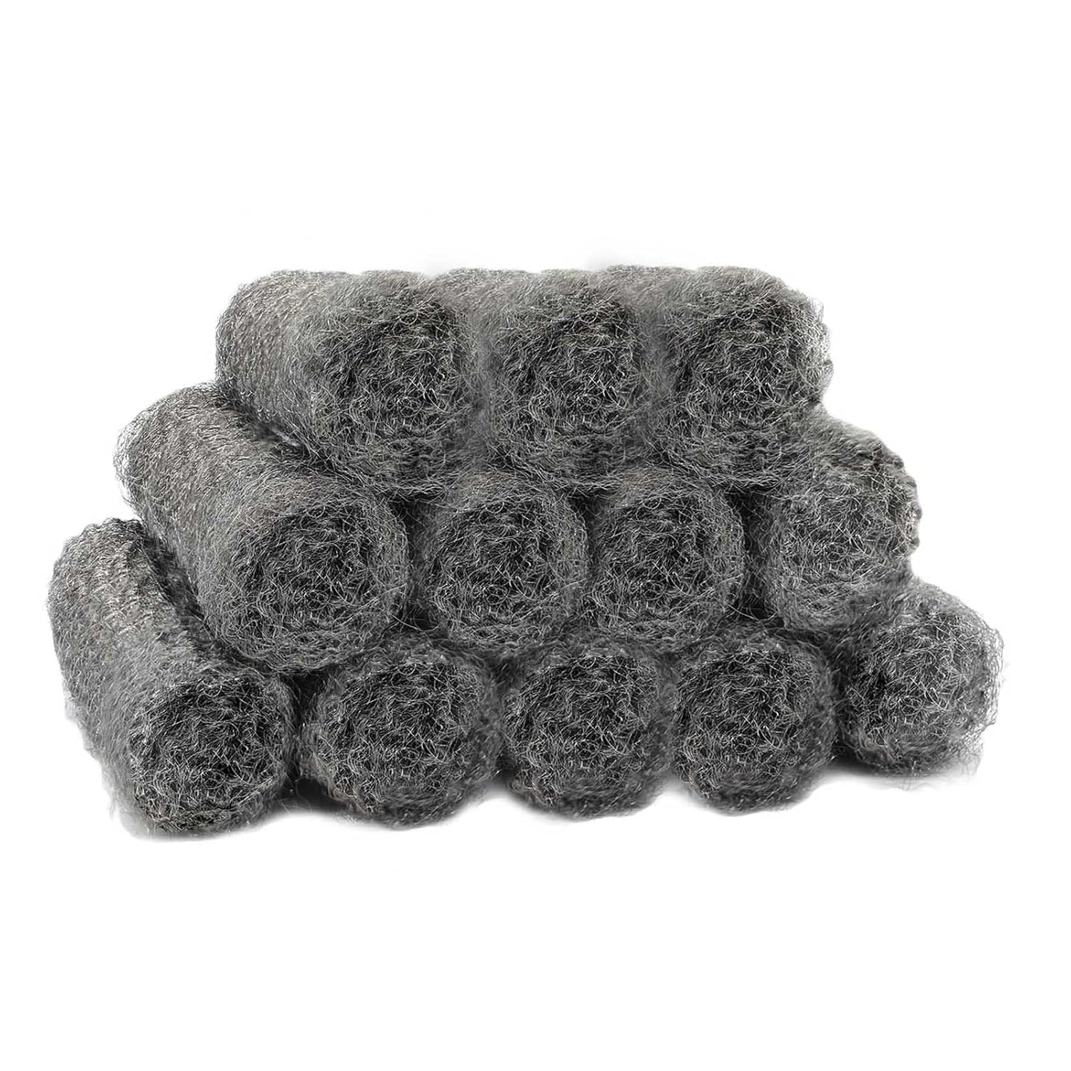 12pcs Steel Wire Wool Rolls Steel Wool Mice Closing Small Holes Fine