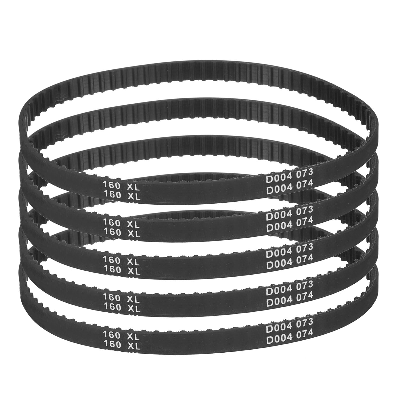 uxcell 4pcs 160XL 037 Timing Belt 80 Teeth Rubber Geared Cogged Belt, 0.37" Width, 0.20" Pitch Mechanical Replacement Belts — Amazon image 24