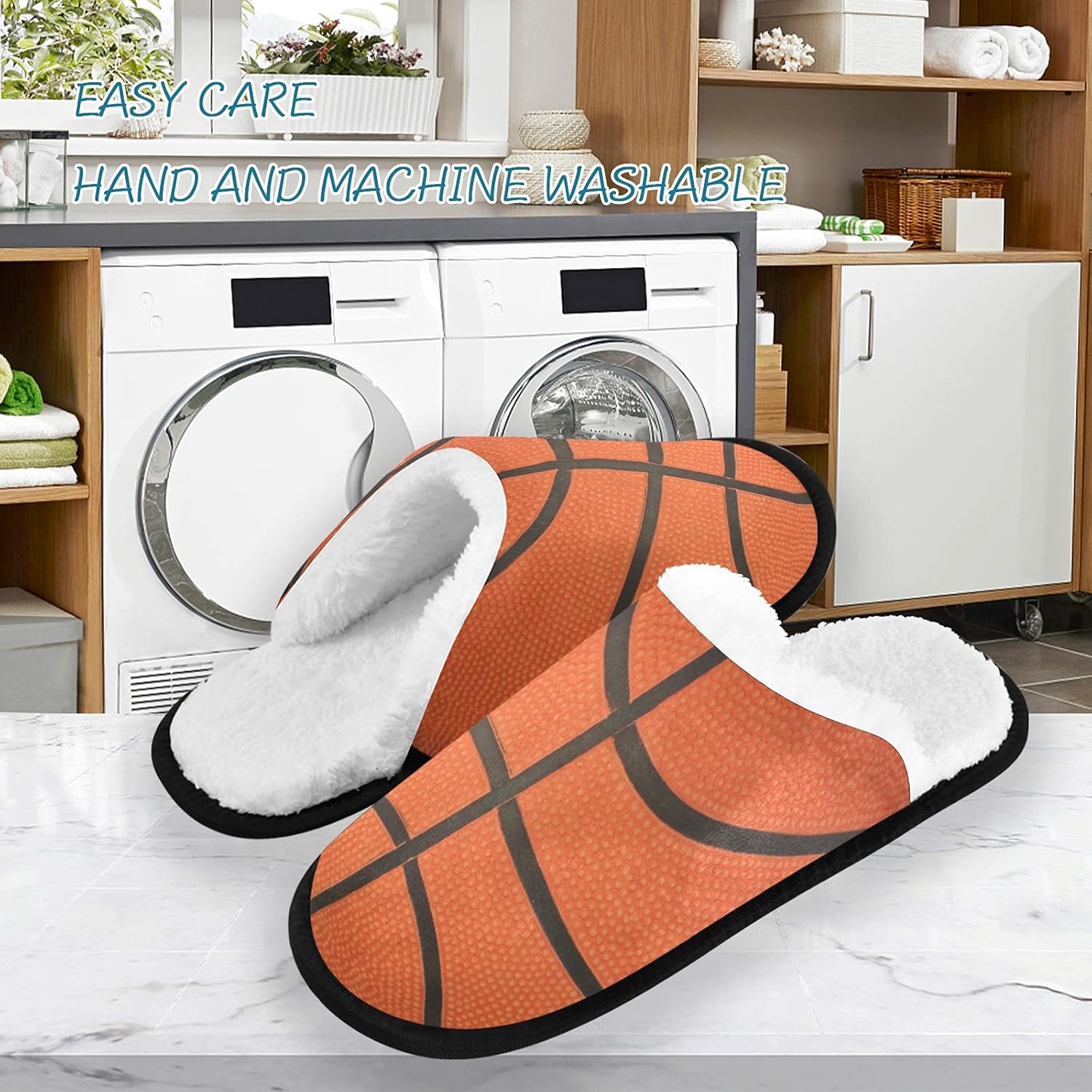 Slippers Soft Non-Slip Indoor House Slippers Home Shoes For Bedroom Hotel Travel Spa - Image 3