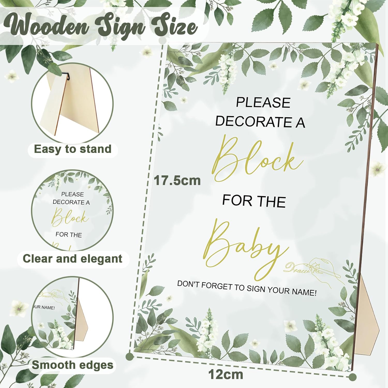 78 PCS Fun Baby Shower Games Sign Kit, Unique Baby Shower Ideas, Funniest Games Ever Where You Can Draw to Your Heart's Content, Suitable for Boy and Girls thumbnail