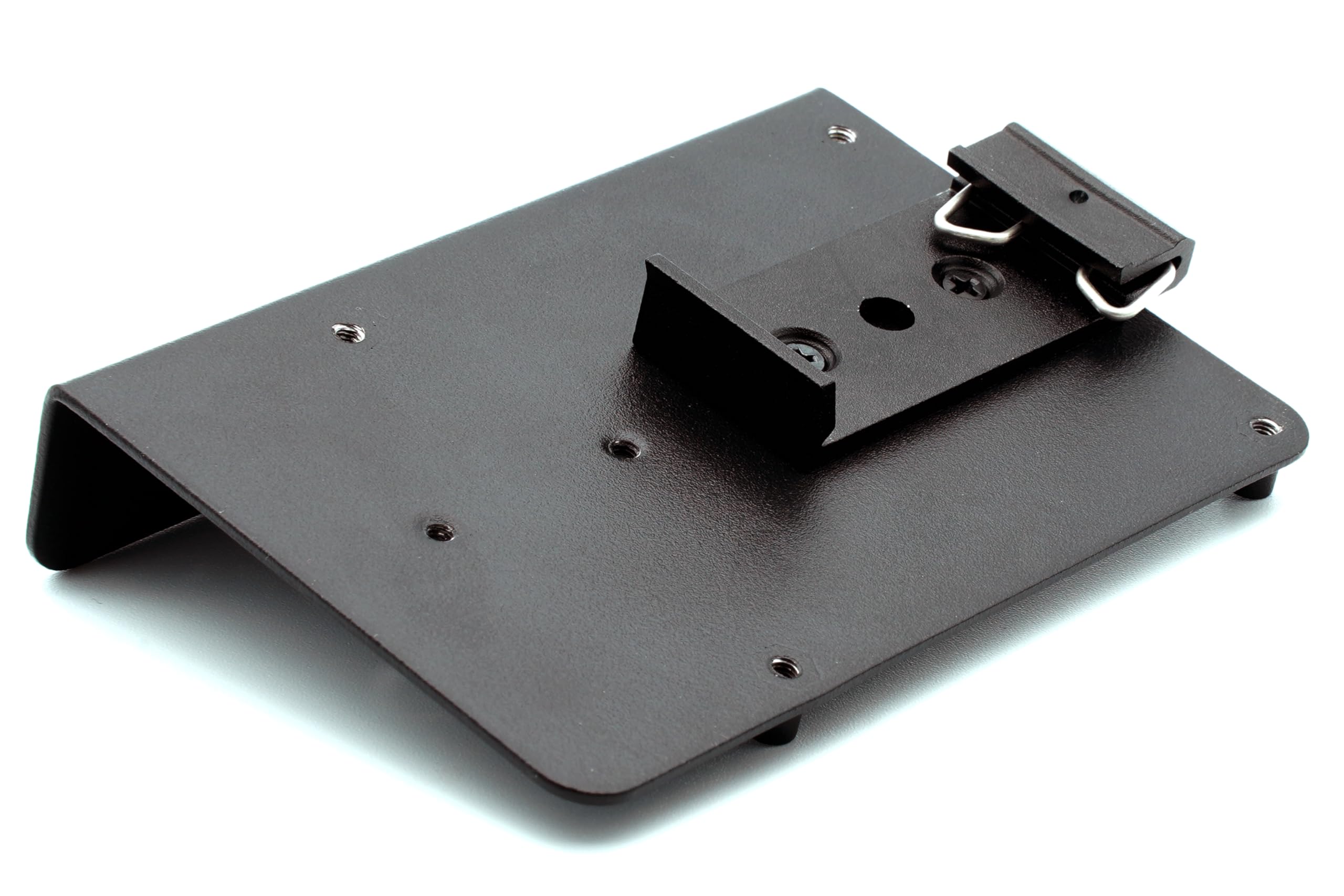 KKSB Cases Raspberry Pi - Soporte para carril DIN compatible con Raspberry Pi 5, 4B, 3B y otros SBC con el mismo patrón de agujeros de tornillo, acero con recubrimiento en polvo, 6 posiciones de