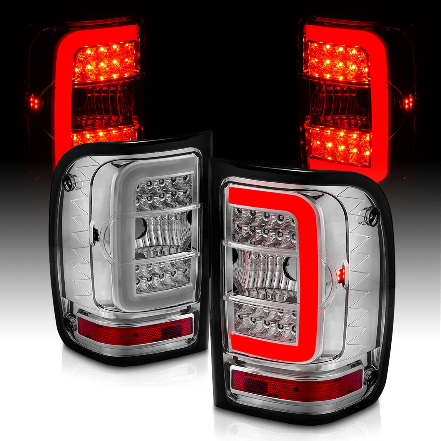 Snapklik.com : AmeriLite For 2001-2011 Ford Ranger C-Type LED Tube ...