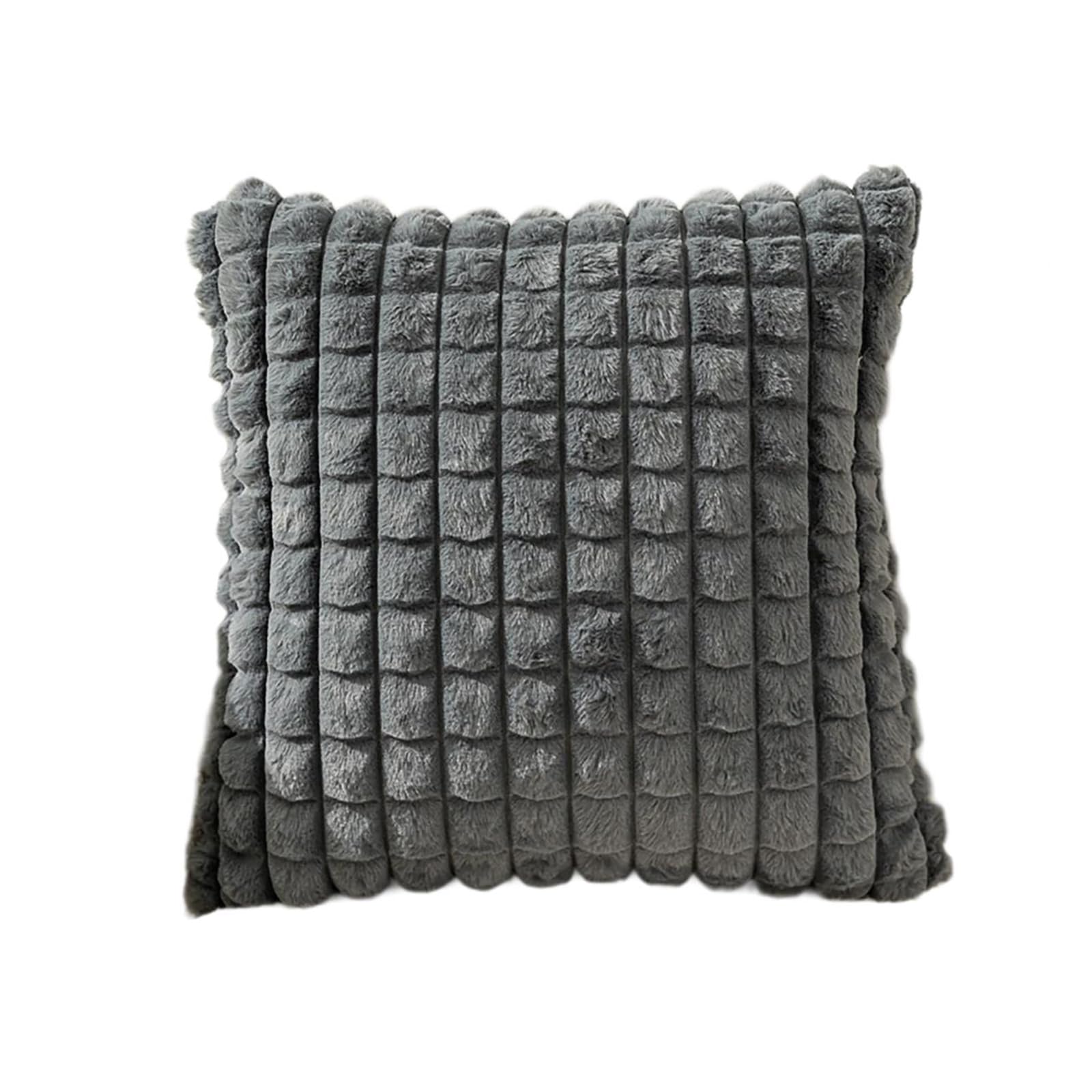 Elnwnnkc New Year Plushie Pillow Covers, Luxurious Feel Pillowcase for Couch and Bedroom Decoration Pillow Case 1PC Pillowcase
