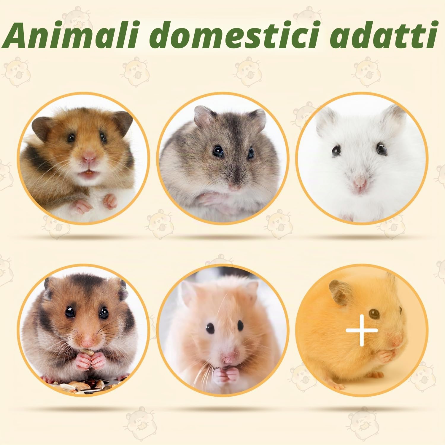 Nobleza Mangime per Criceti 500g Alimento Completo per Gerbilli