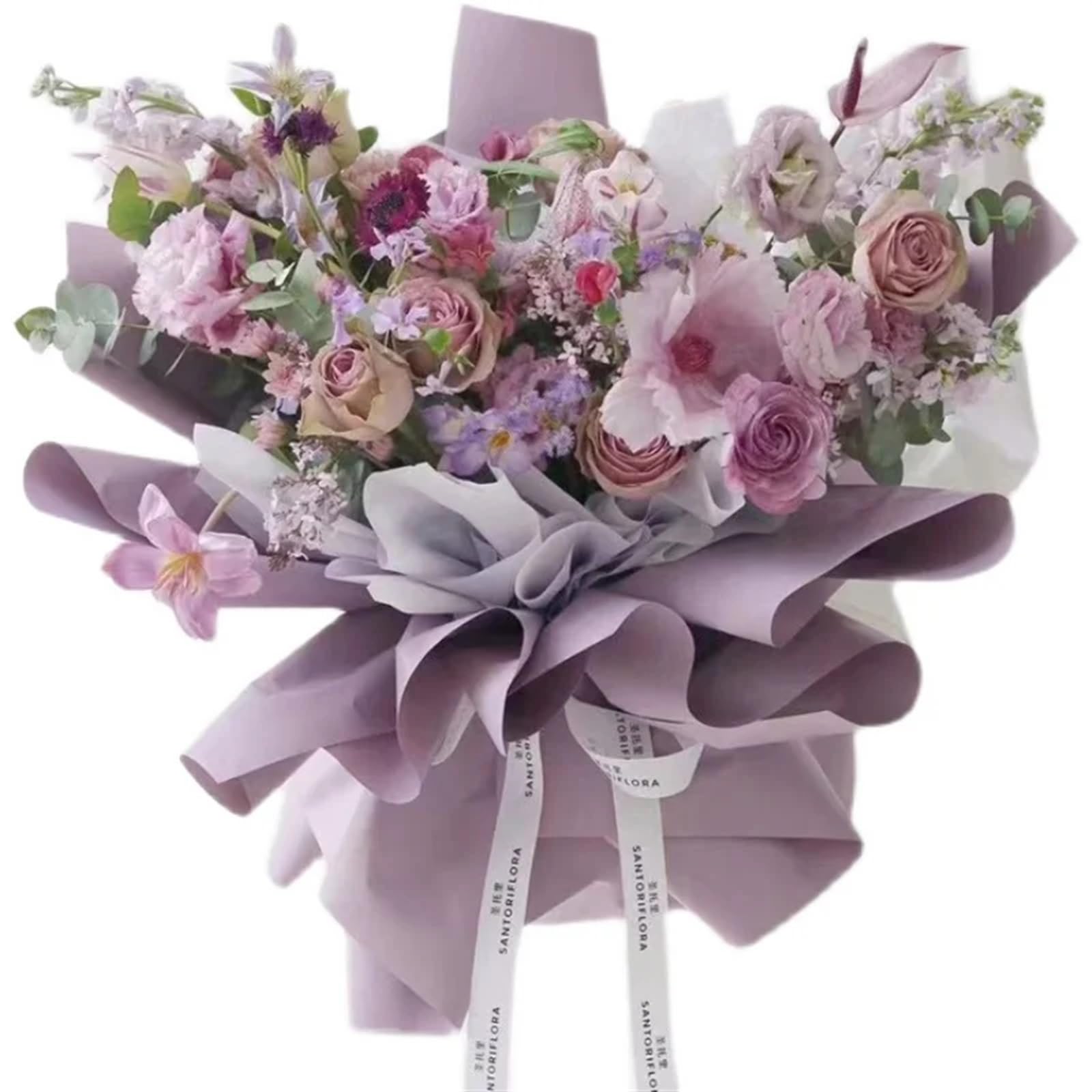 Kolorowy przezroczysty papier welinowy, Materiał opakowaniowy na bukiet kwiatów w rolce w jednolitym kolorze, 59 cm x 8 jardów(X)