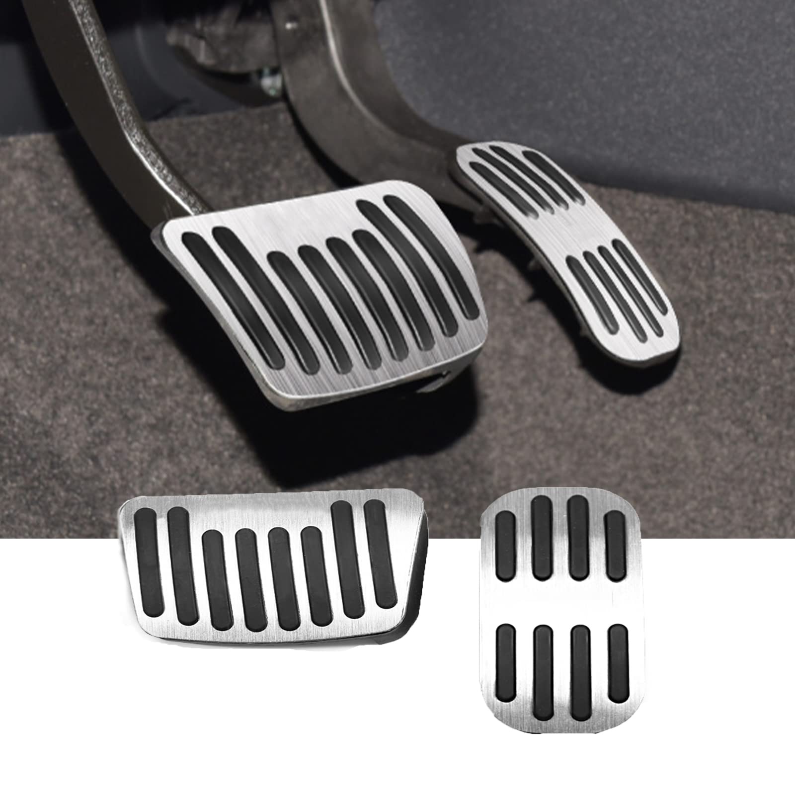 YEE PIN Pedaliera Antiscivolo Per Toyota Corolla Cross/CHR/Yaris Cross - Automatica - 2