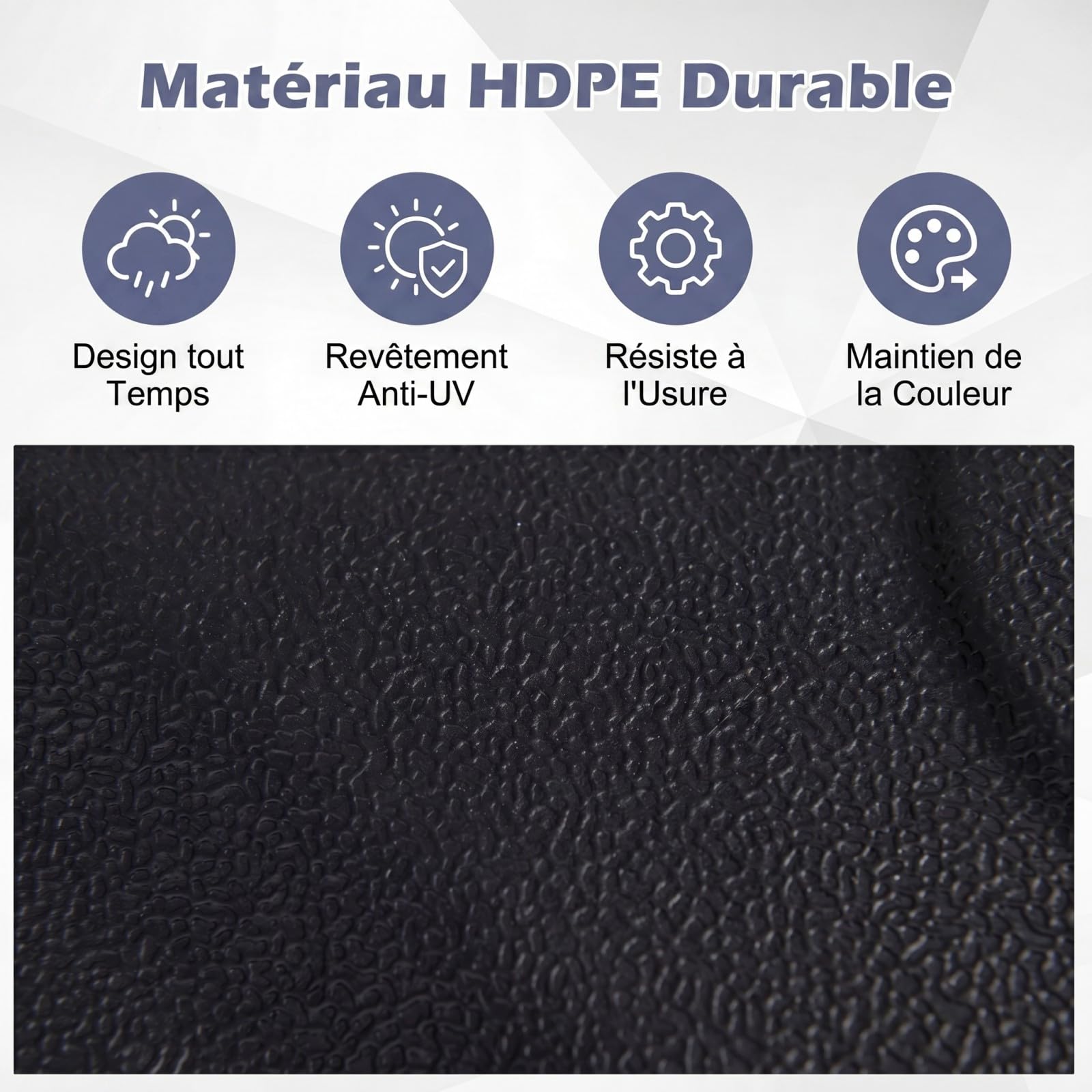 RELAX4LIFE Base de Parasol déporté HDPE 130KG (68L)