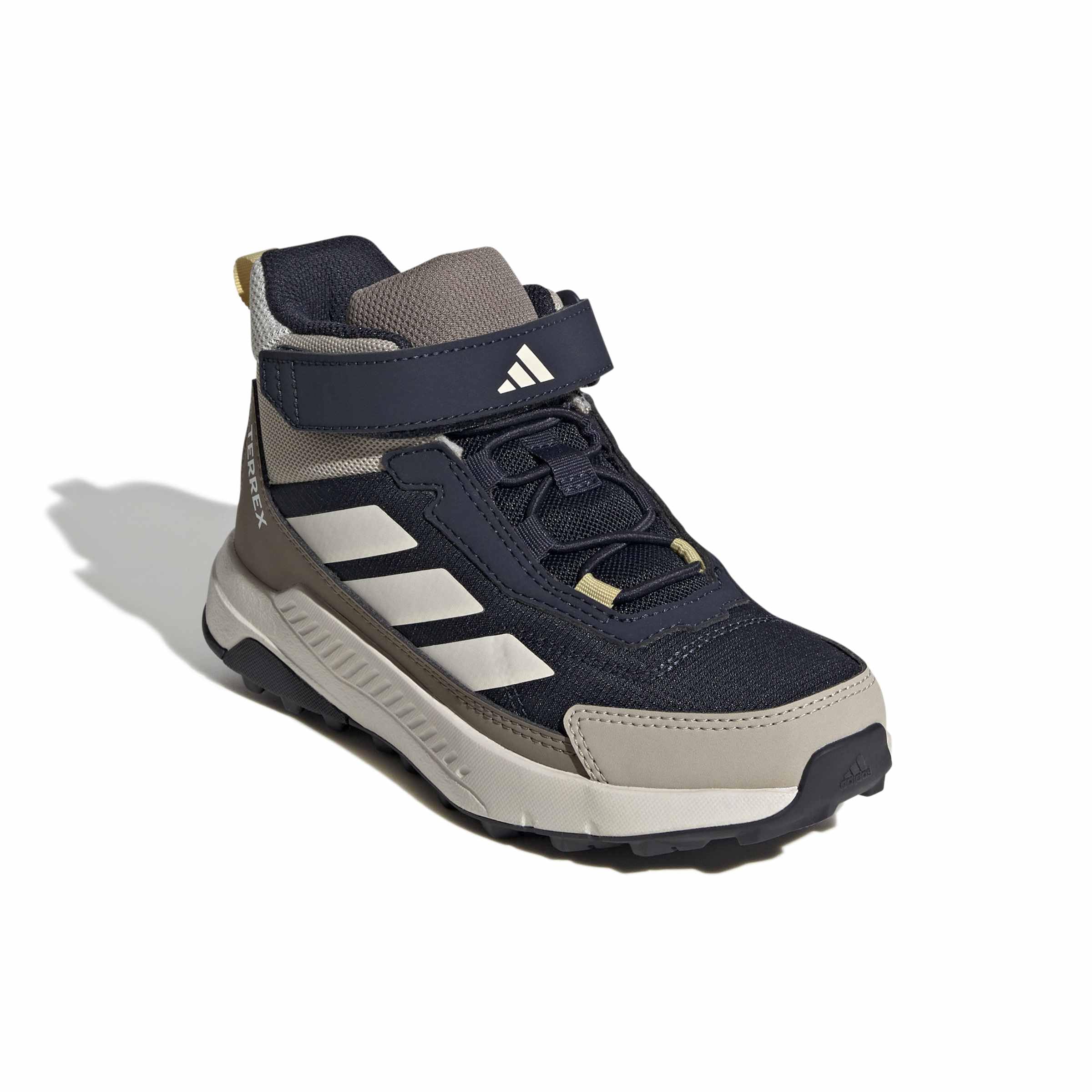 adidas Uniseks - dzieci Terrex Anylander Mid Children Hiking Shoes, legend ink/wonder white/Khaki Six, 28 EU