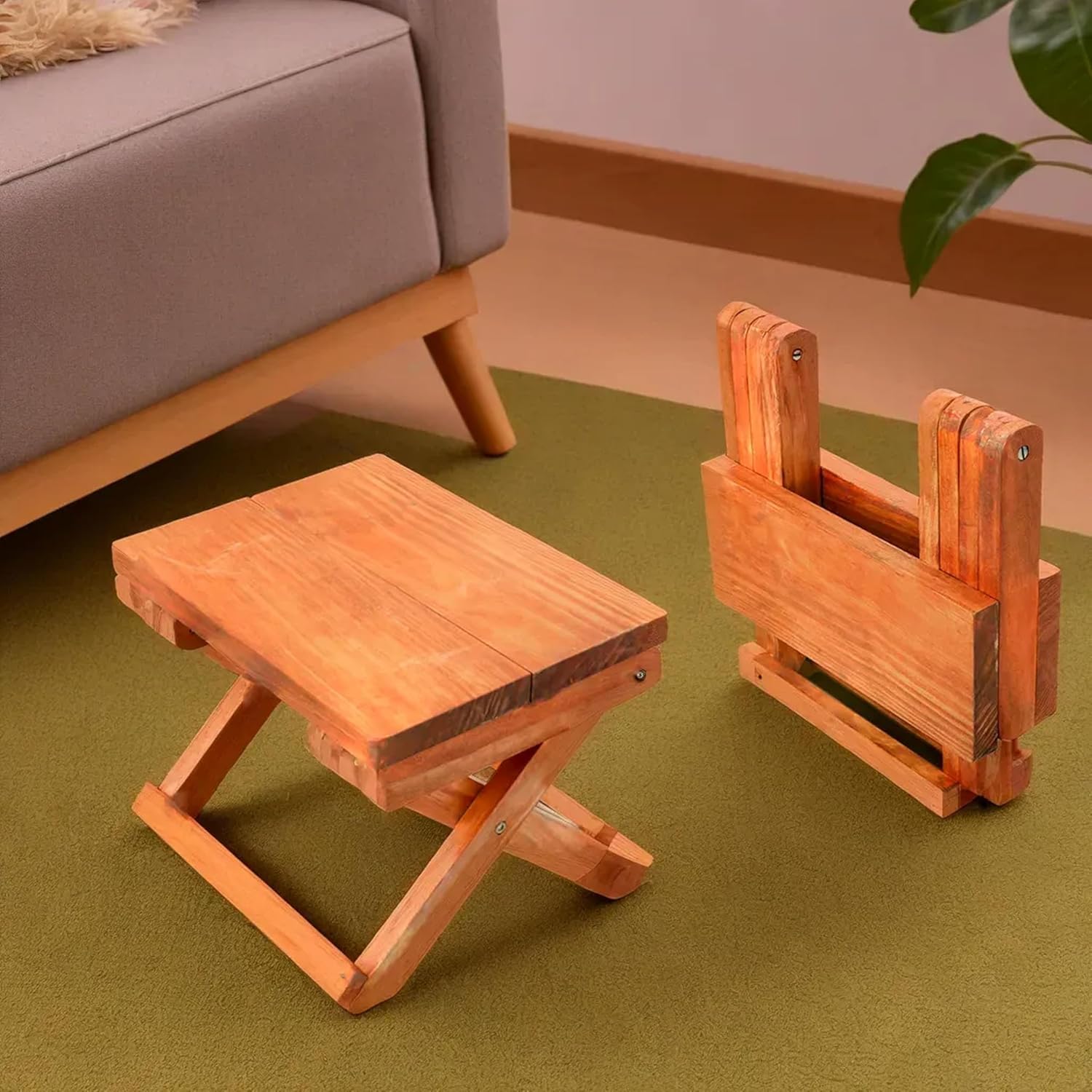 SAMPLUS MALL (LABEL) Wooden Plant Pot Stand Decorative Table Small Indoor & Outdoor Flower Plants Pot Ornamental Holder Stand for Balcony, Livingroom, Bedroom 12 x 12 x 11 CM (foldable) (B0DCBVXMN2) Amazon Price History, Amazon Price Tracker