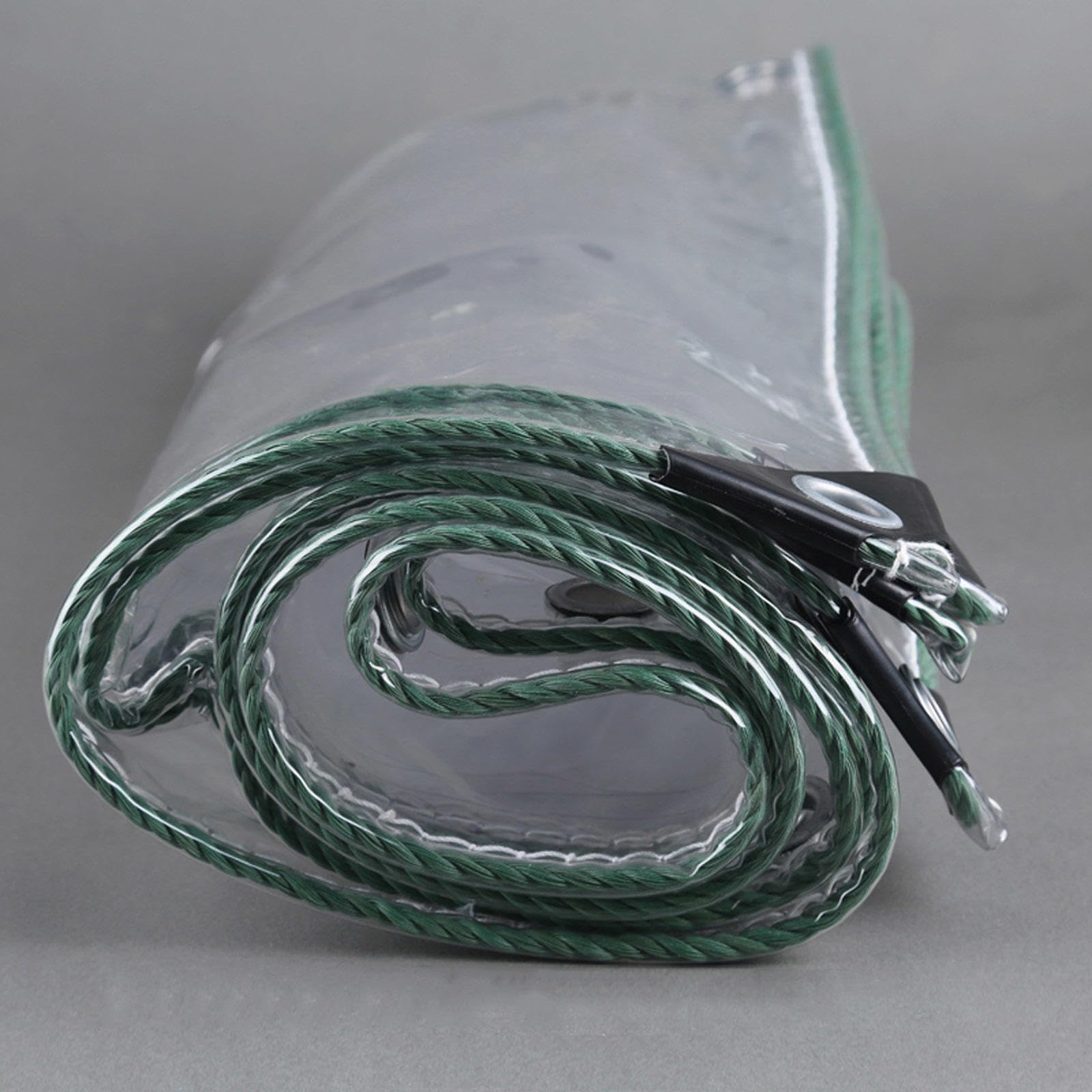 Schwere Pvc Wasserdichte Regendichte Plane,0,3mm Plastik Klare Wasserdichte Abdeckplane,Außen Regen- Und Sonnen Schutzplane,Reißfeste Zeltplane,LxW-3x2.5m/9.8x8.2ft