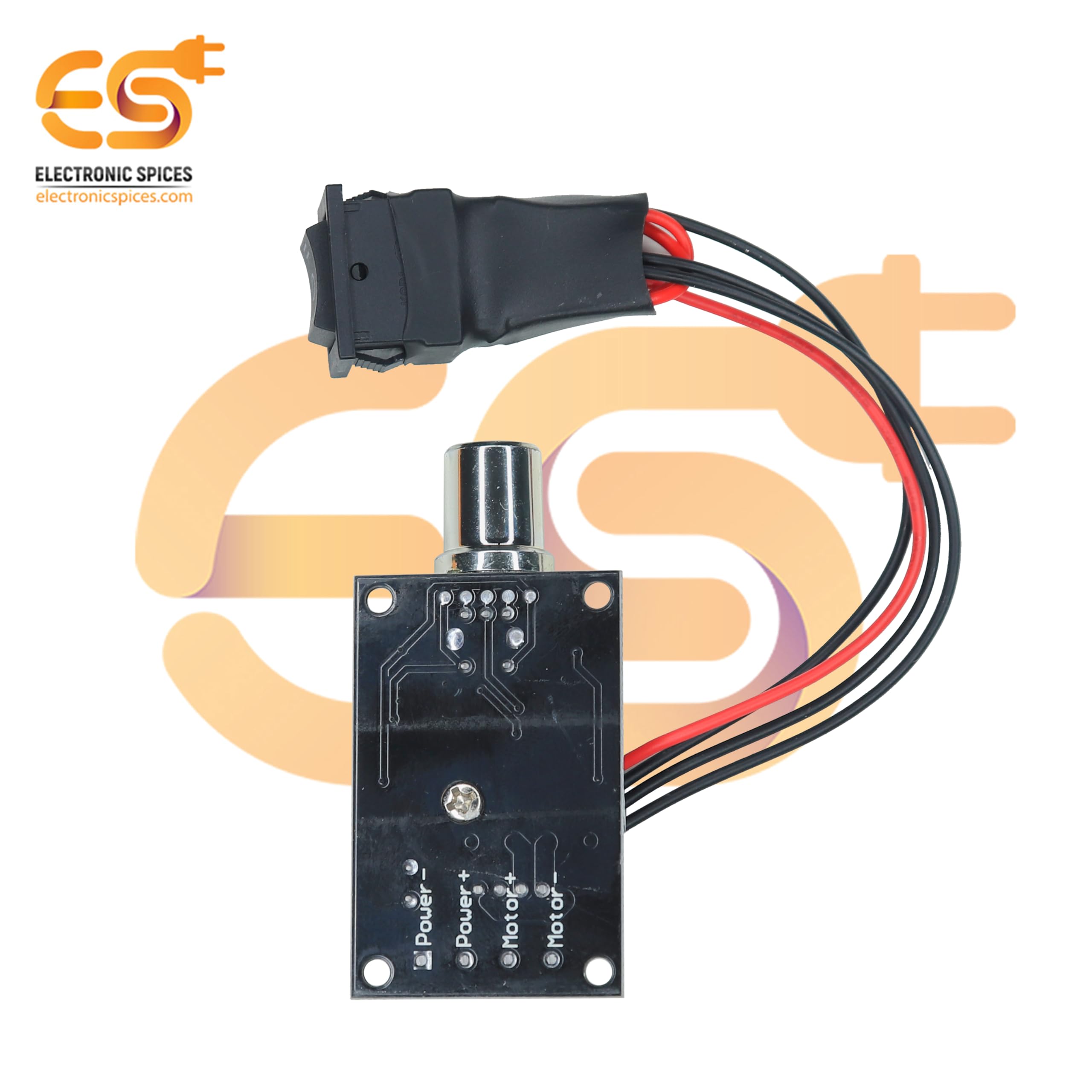 Electronic Spices 6V 12V 24V 28V 3A 80W 1203BB DC Motor Speed Controller PWM Reversible Motor Driver Switch 2
