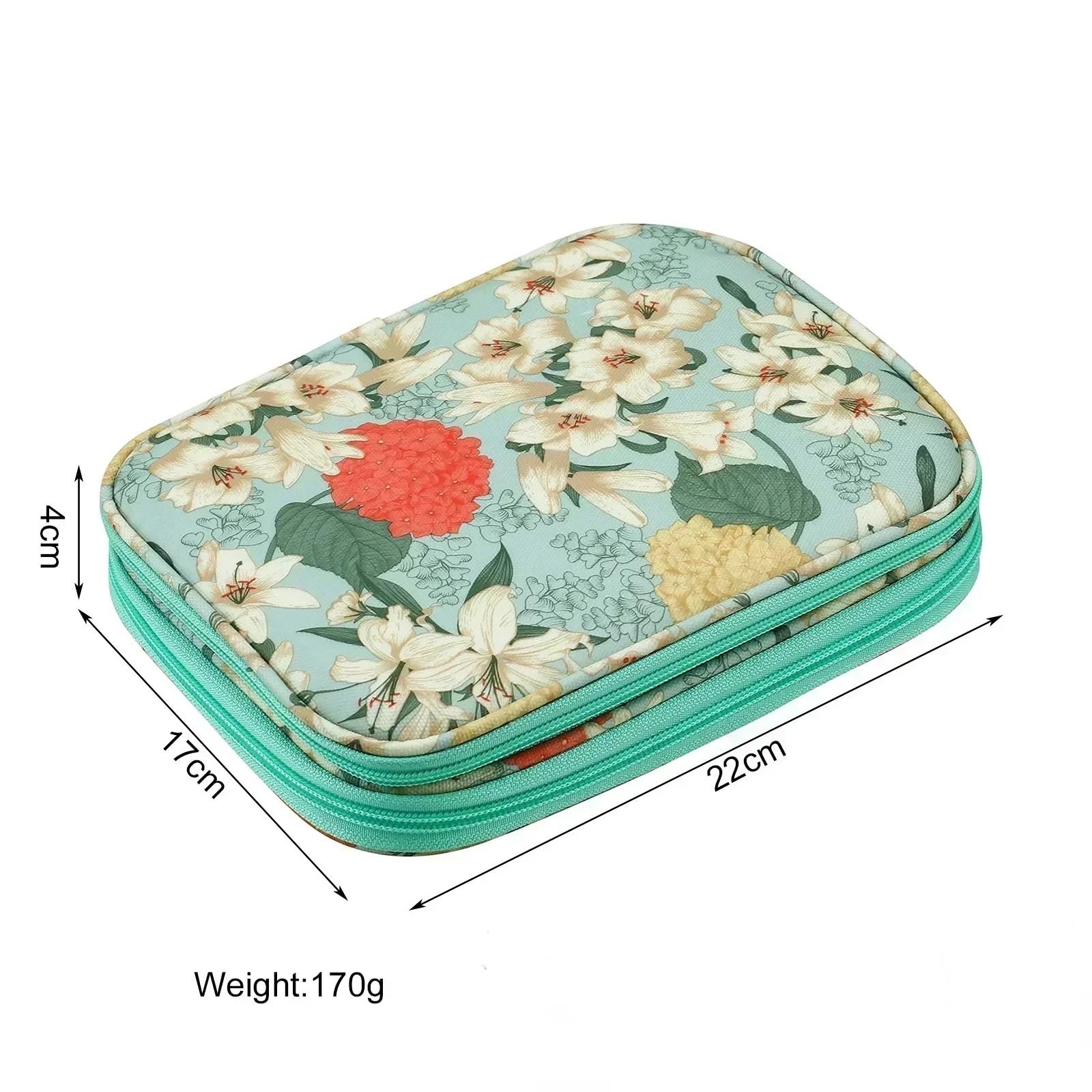 Costudio per Filati Knitting Bag Sewing Organizer Storage Boxes Oxford Ruler Scissors Arts Crafts Homes Garden. Accessories Zipper Knit Home(Lily Empty Packets)