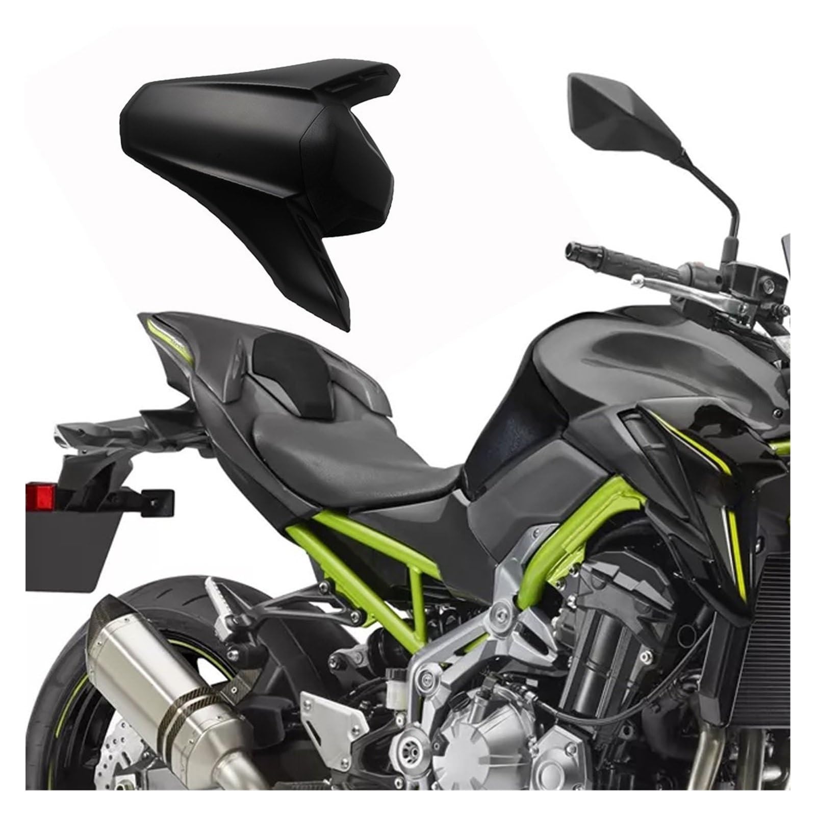 Z900 2017-2023 オートバイアクセサリー後部座席カウル乗客