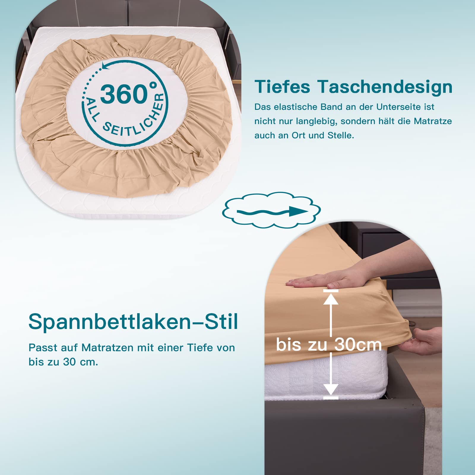 Coprimaterasso Impermeabile 160x200 Cm - Protezione Da Liquidie Sudore - Foto 7