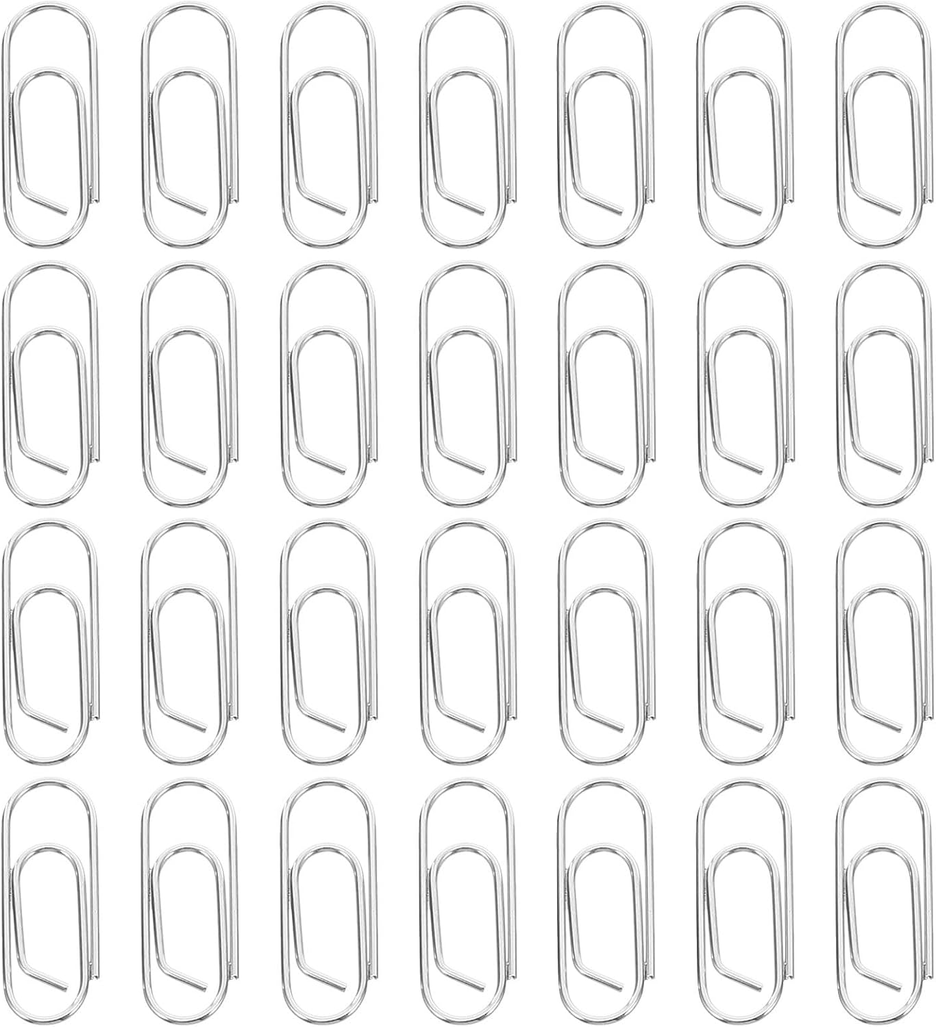 Hemobllo 300pcs Mini Metal Paper Clips for Office and School Use, Silver Color, Sturdy and Resist Bending, Efficient Organization Clips Suitable for Invitations and Crafts