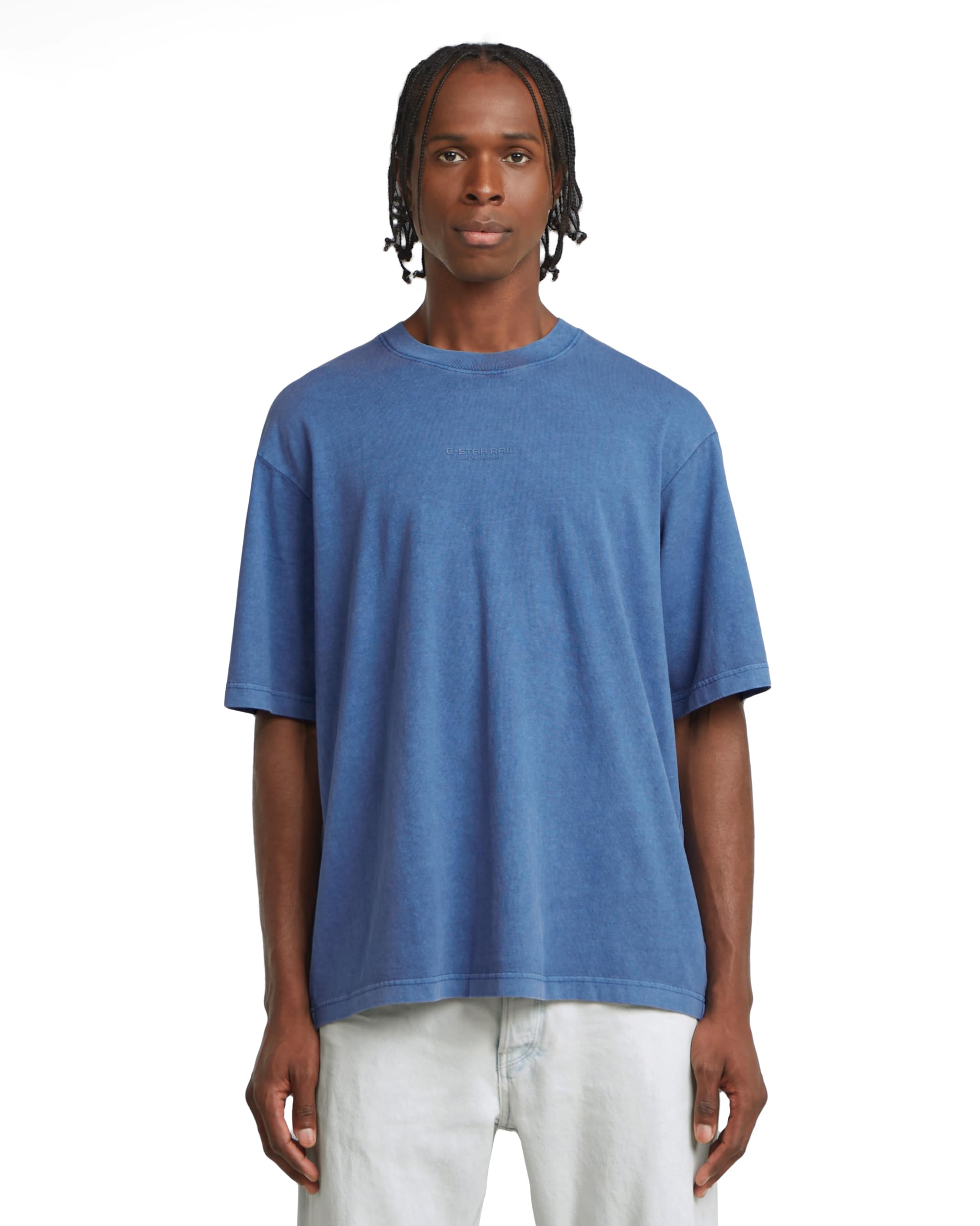 G-STAR, Center Chest Boxy T-Shirt, Dutch Blue Gd D24780-c756-h177, M