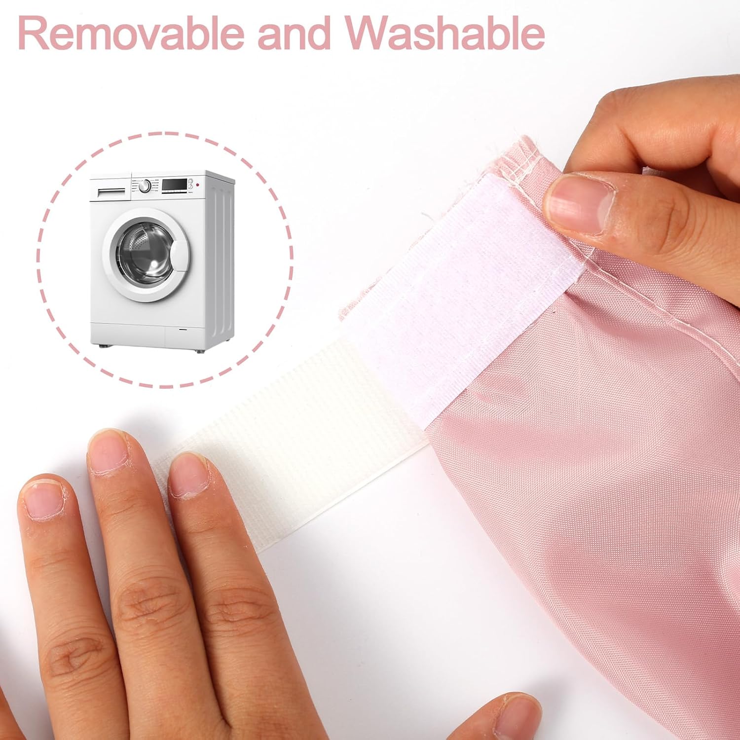 Lyreh Sink Skirt for Bathroom, 32.7x55.1in Polyester Decorative Sink Curtain Bathroom Waterproof Under Skirt Curtain Practical Accessories Supplies for Kitchen Laundry Room Decor (Pink)