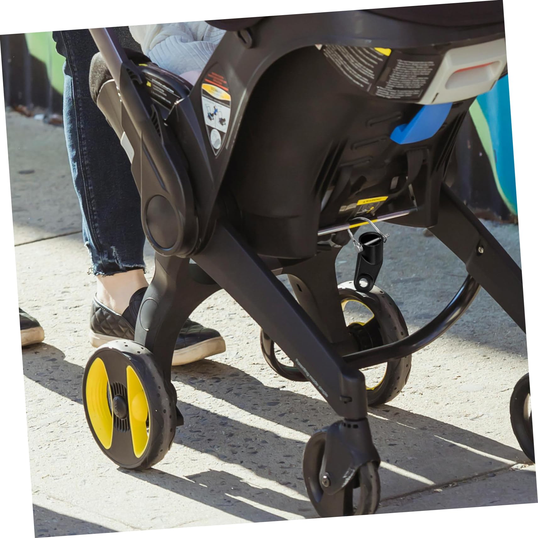 Supvox Anhänger Stecker Kette Fahrradanhängersystem einziehbar Bike Trailer for fahrradanhänger Kupplung Fahrradgelenk aus Stahl Zubehör für den Gepäckträger hinten Black