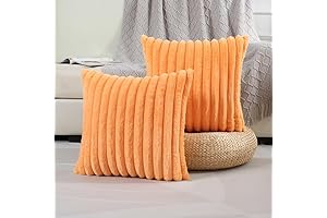 Vibrant Decorative Pillows in Pink, Yellow, and Orange