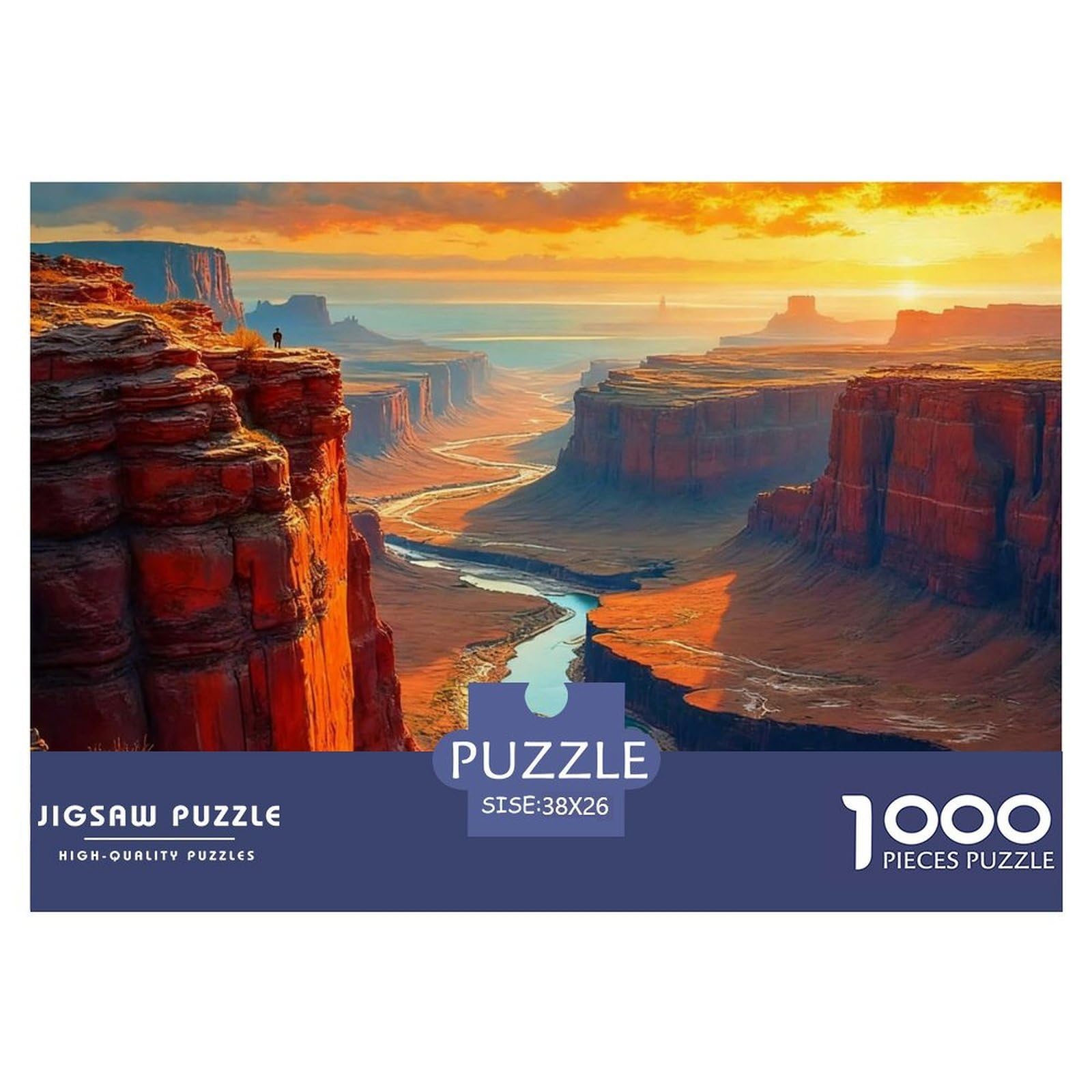 Jigsaw Puzzles 1000 Pieces Grand Canyon Jigsaw 38x26cm/1000pcs Toy for Adults And Kids Challenging Creative Educational Games DIY Cardboard