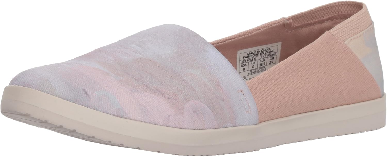 Reef Women's Rose TX Sneaker, Taupe Paint, 10 M US