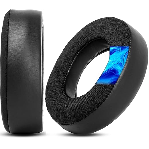 DowiTech Supreme Comfort HS70 Cooling Replacement Ear Pads Cushions Headset Earpads Compatible with Corsair HS50/Pro HS60/Pro HS70/Pro Stereo Gaming Headset