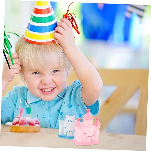 Miniatura 5 de Artibetter 2 adornos decorativos Disneyland, decoración de mesa de boda, suministros de fiesta de cumpleaños, decoración de princesa, decoración de