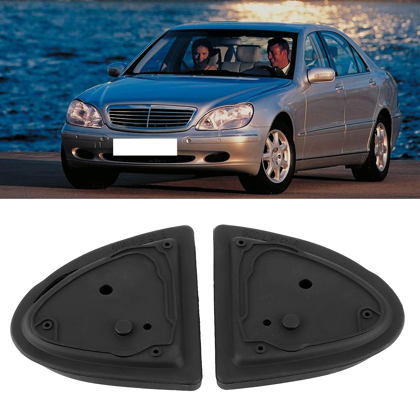 Para Uszczelek Podstawy Lusterka Bocznego Lewego Prawego 2208110198 Pasuje do W220 99 06 Przełączniki Lusterek Samochodowych do 2208110198, 220811