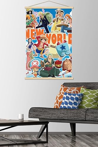 Miniatura 2 de Trends International One Piece - Póster de pared con marco magnético del Nuevo Mundo