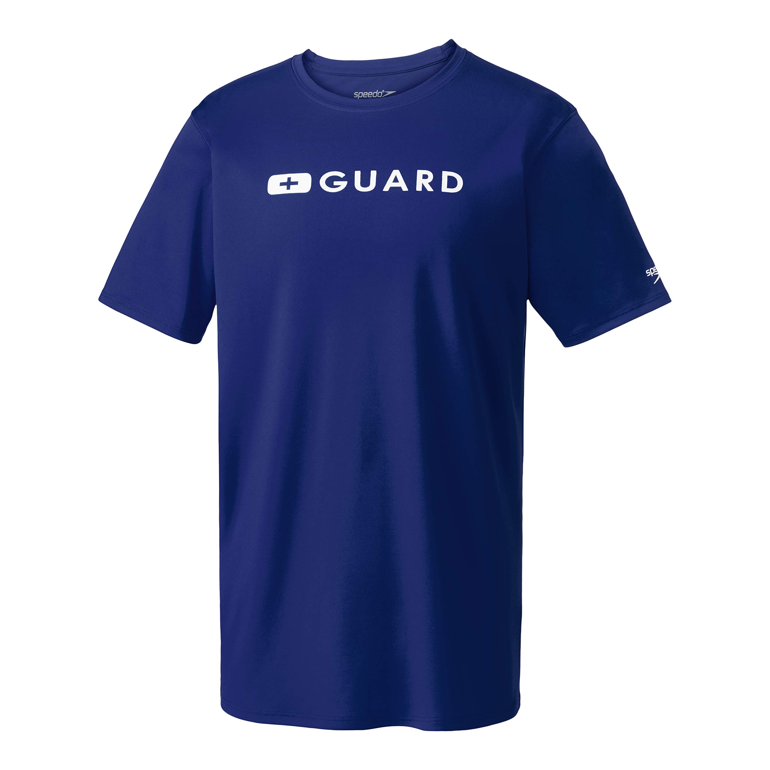 Speedo Guard UV Swim Shirt Short Sleeve Rashguard Camisa de protección de Sarpullido para Hombre