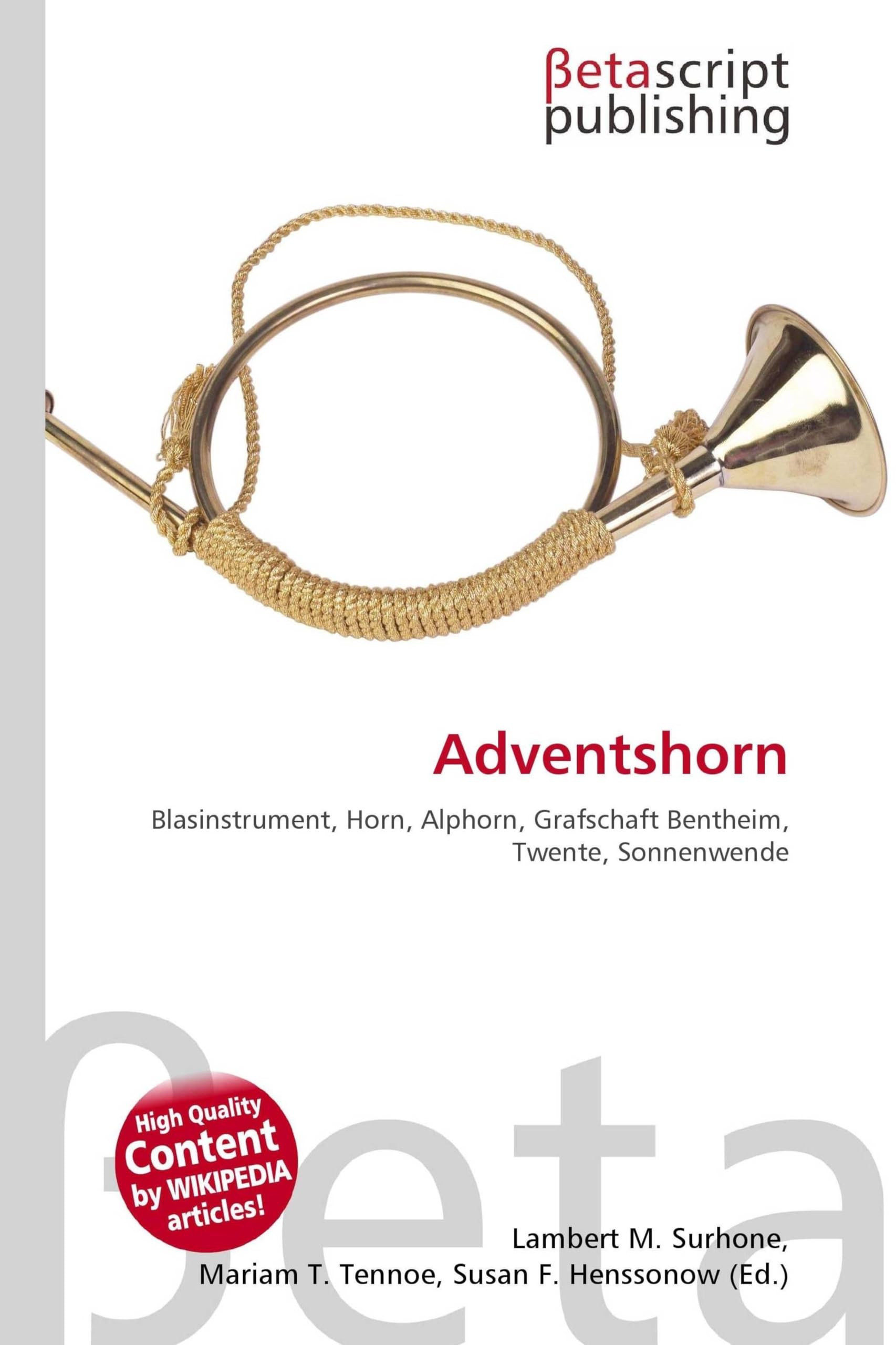 Cor de l'Avent en bois instrument traditionnel pour festivals de plein air