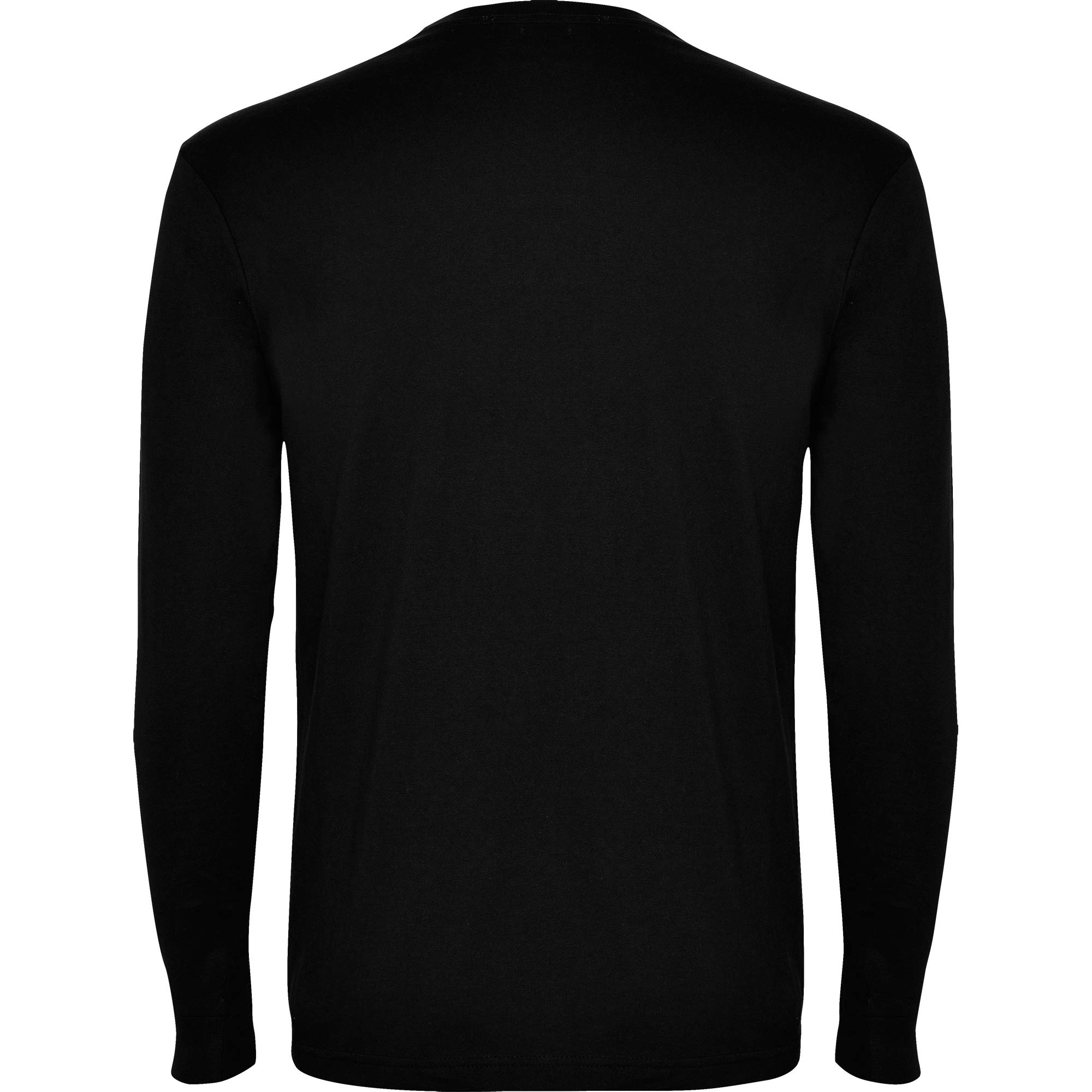 Pack 5 | Camisetas Manga Larga Hombre | 100% Algodón Punto Liso | Cuello Redondo