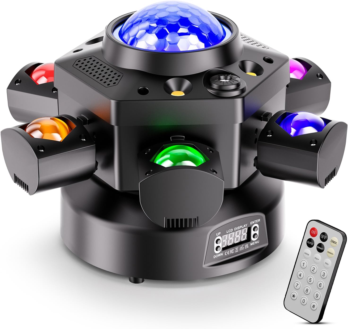 Yespick 150W Mini Moving Head Light with remote control