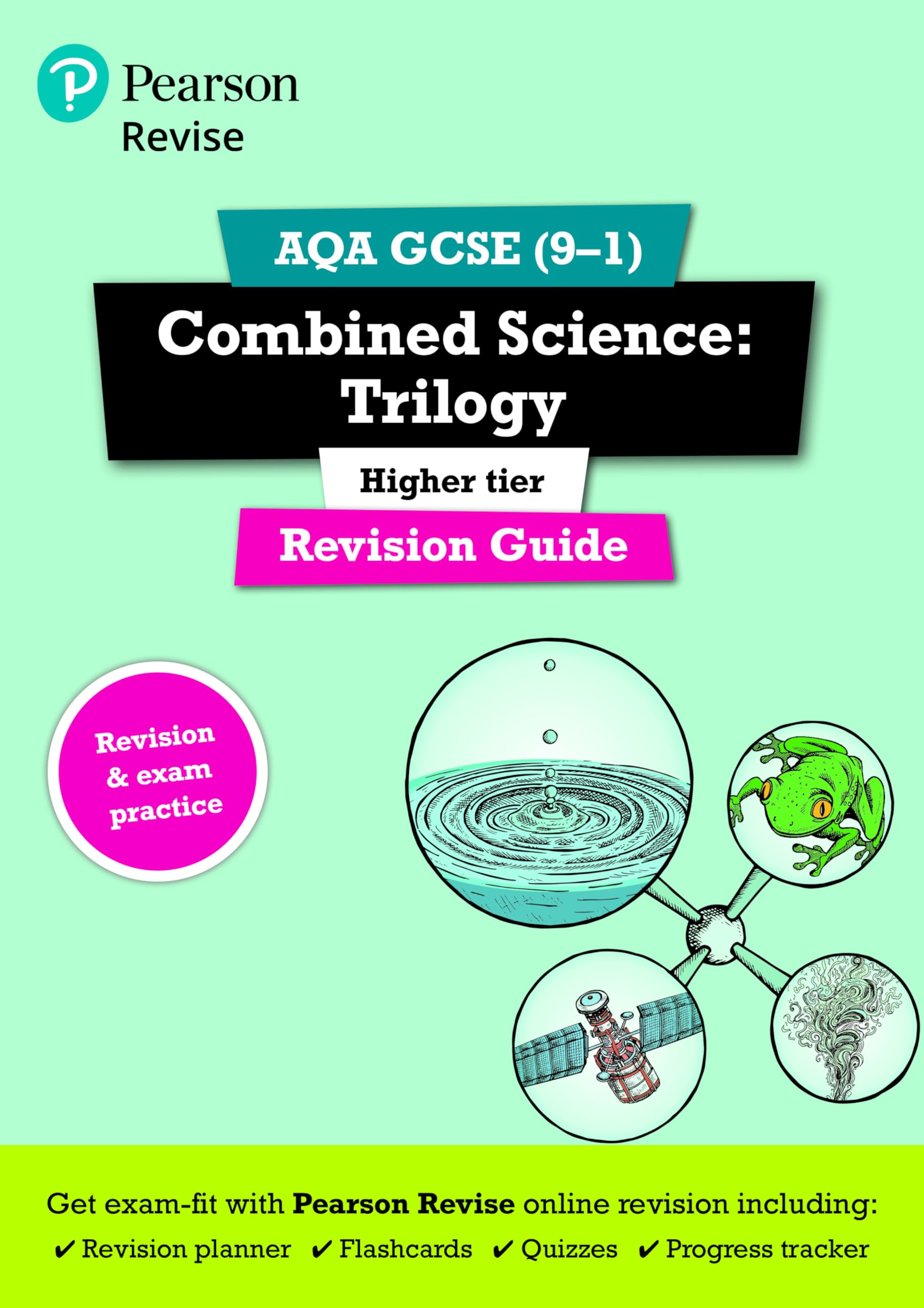 Pearson REVISE AQA GCSE (9-1) Combined Science Higher: Trilogy Revision Guide: For 2024 and 2025 assessments and exams - incl. free online edition (Revise AQA GCSE Science 16) Paperback – Big Book, 20 December 2017