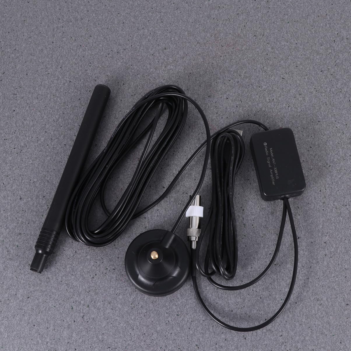 Homoyoyo Antenne Radio Améliorée Ant-Plus Antenne Et Portable pour Maison Signal Radio Optimal Noir