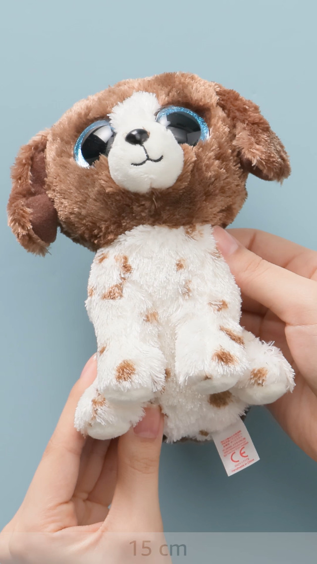 Amazon.com: TY 2007517 Muddles Brown & White Dog Beanie Boo