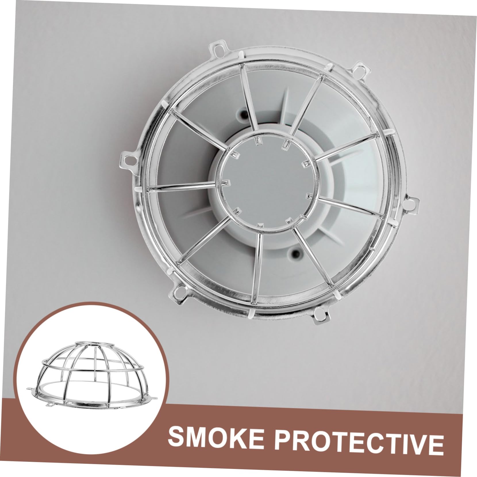 4 Piezas Protector Metálico para Detectores de Humo y Sistemas contra Incendios Resistente para Alarmas Fácil Instalación para Hogar Oficina Industria de Unidades