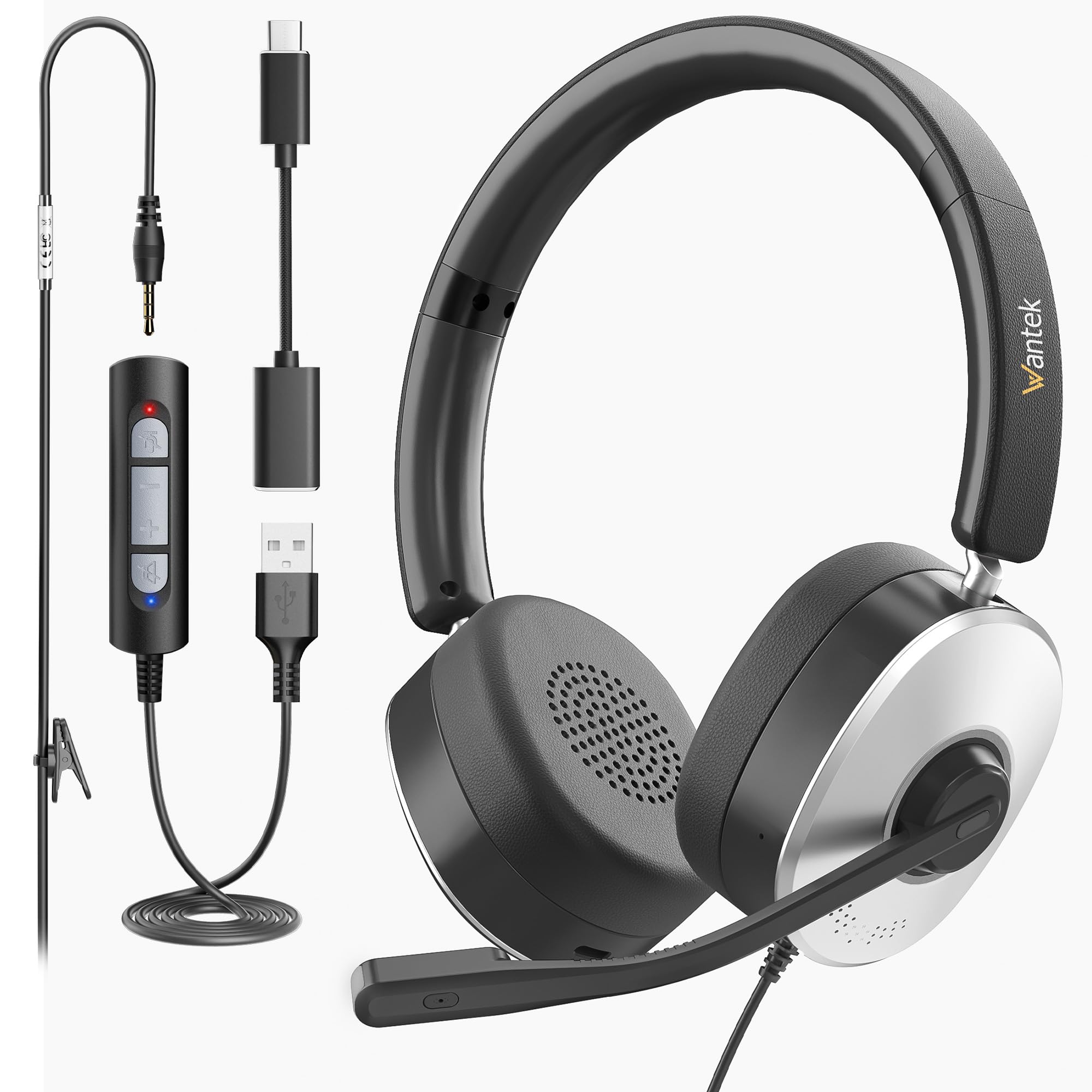 Wantek USB C Headset with Microphone (Upgraded)-picture-19