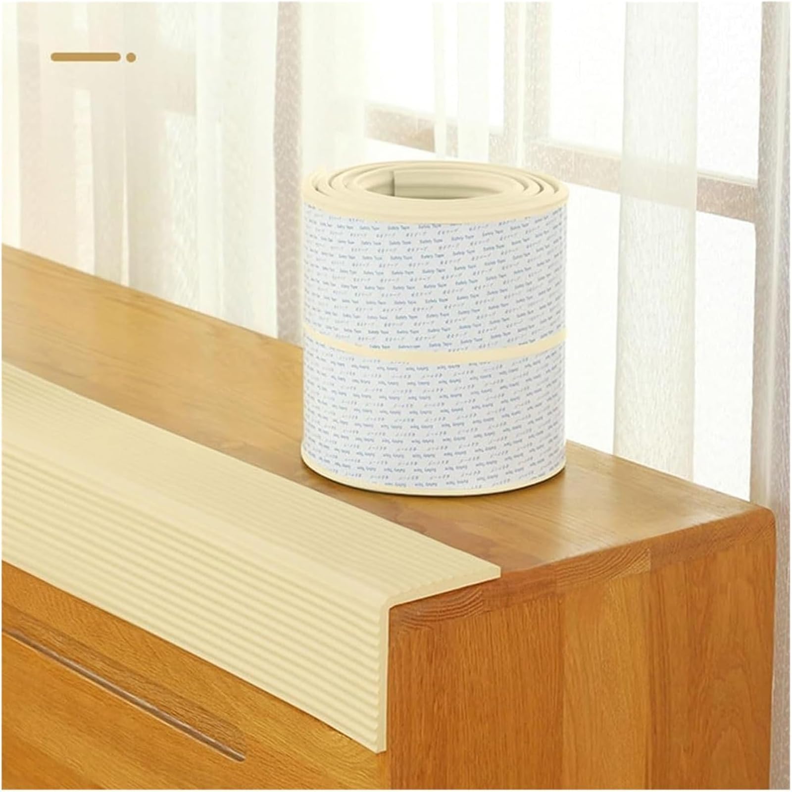 Genérico Tira De Seguridad De Espuma AnticolisióN Protectores Suaves Y Extra Anchos For Bordes Y Esquinas Tiras De Seguridad De Espuma AnticolisióN Autoadhesivas Protectores De Muebles,B,4M