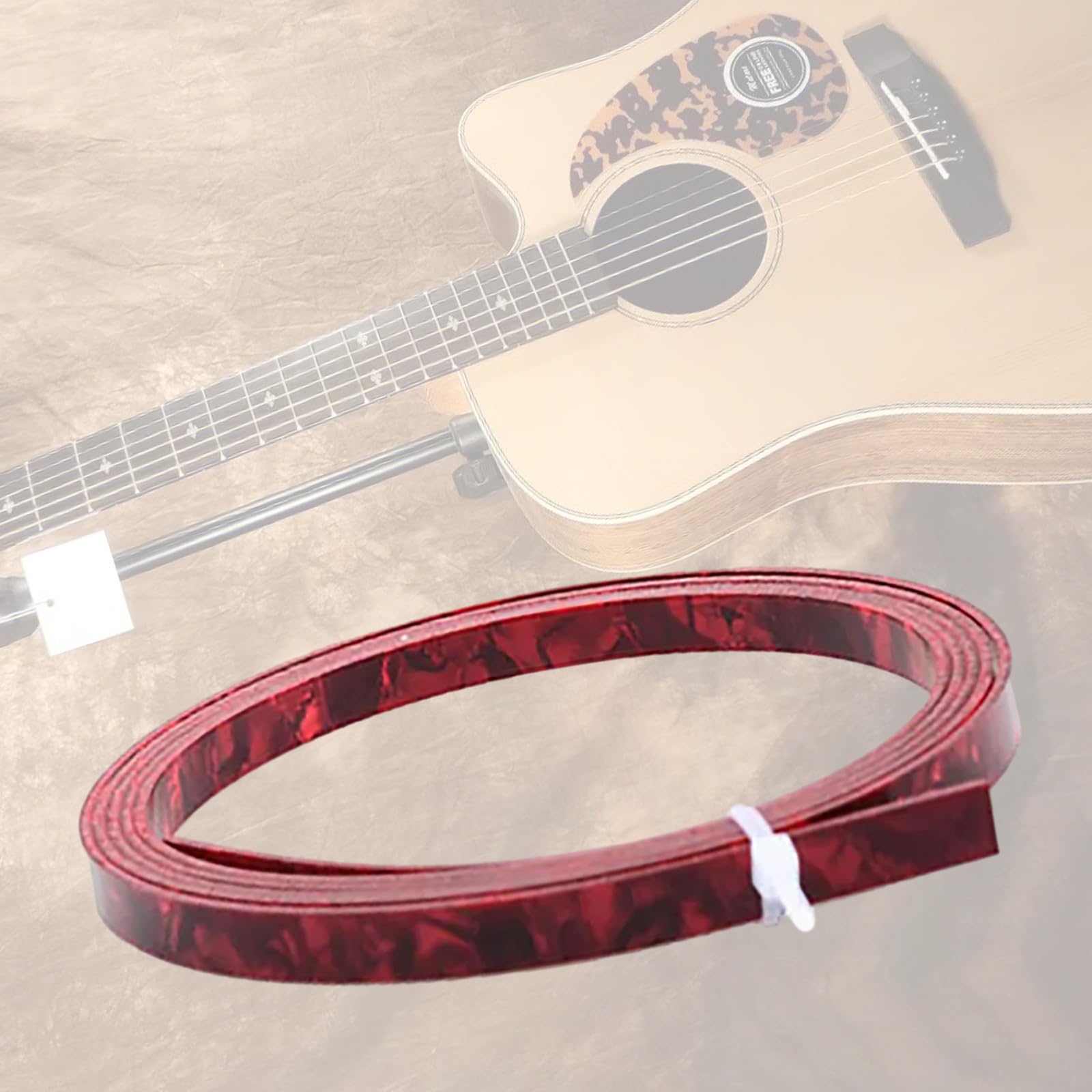 Lot De 10 Bandes De Finition Pour Guitare Classique - Filet Décoratif ABS Noir - Longueur ~165 Cm - Pour Protéger Et Embellir Les Bords