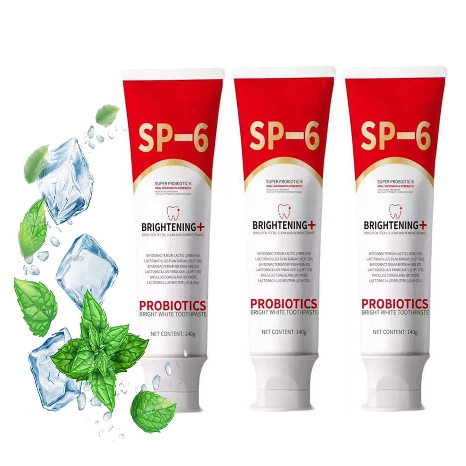 6plus Toothpaste Amazon.com : Sp-6 Ultra Whitening Toothpaste, Probiotics Bright White ...