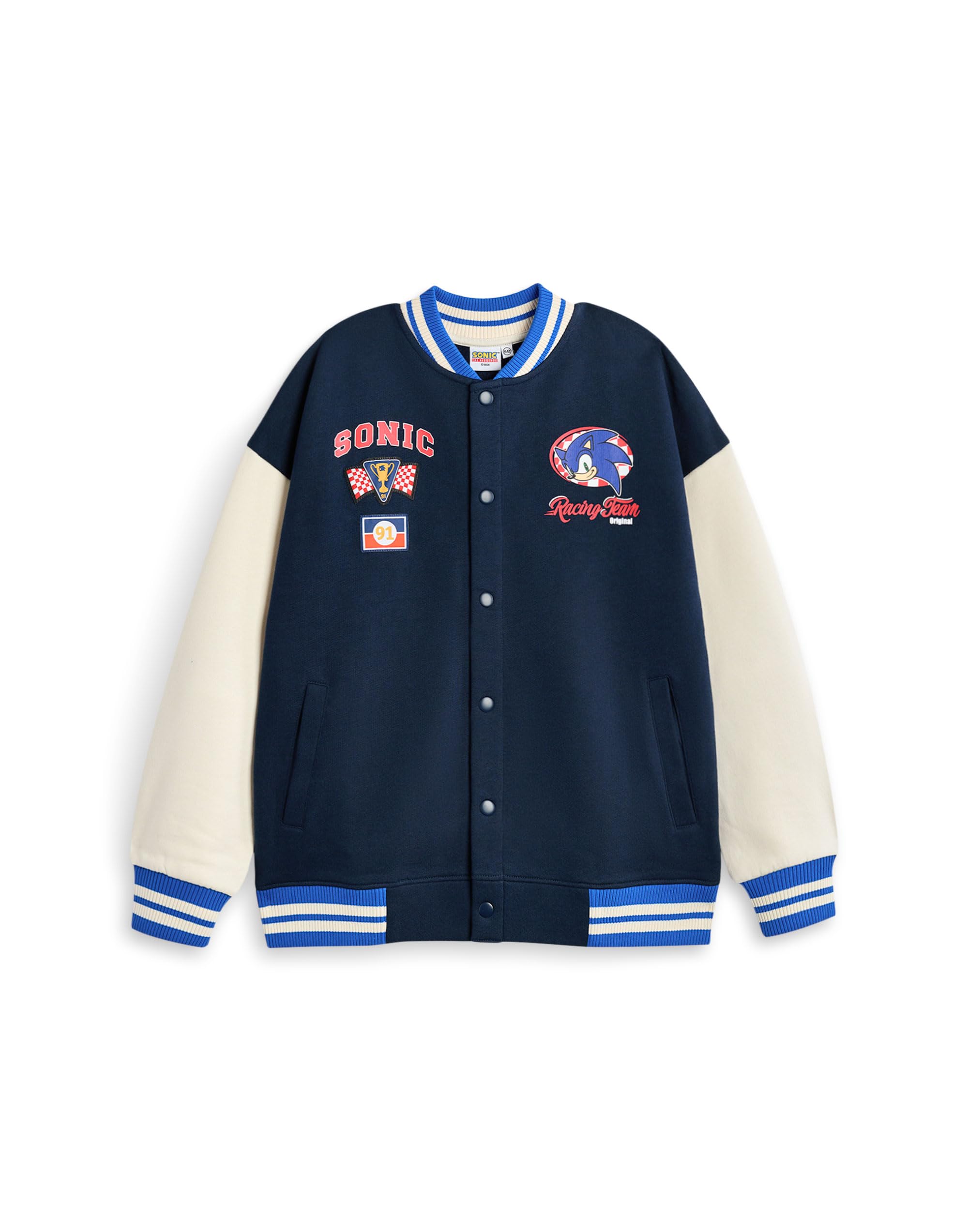 Sonic The Hedgehog (8-9 Years) Varsity Jacket (Boys Blue)