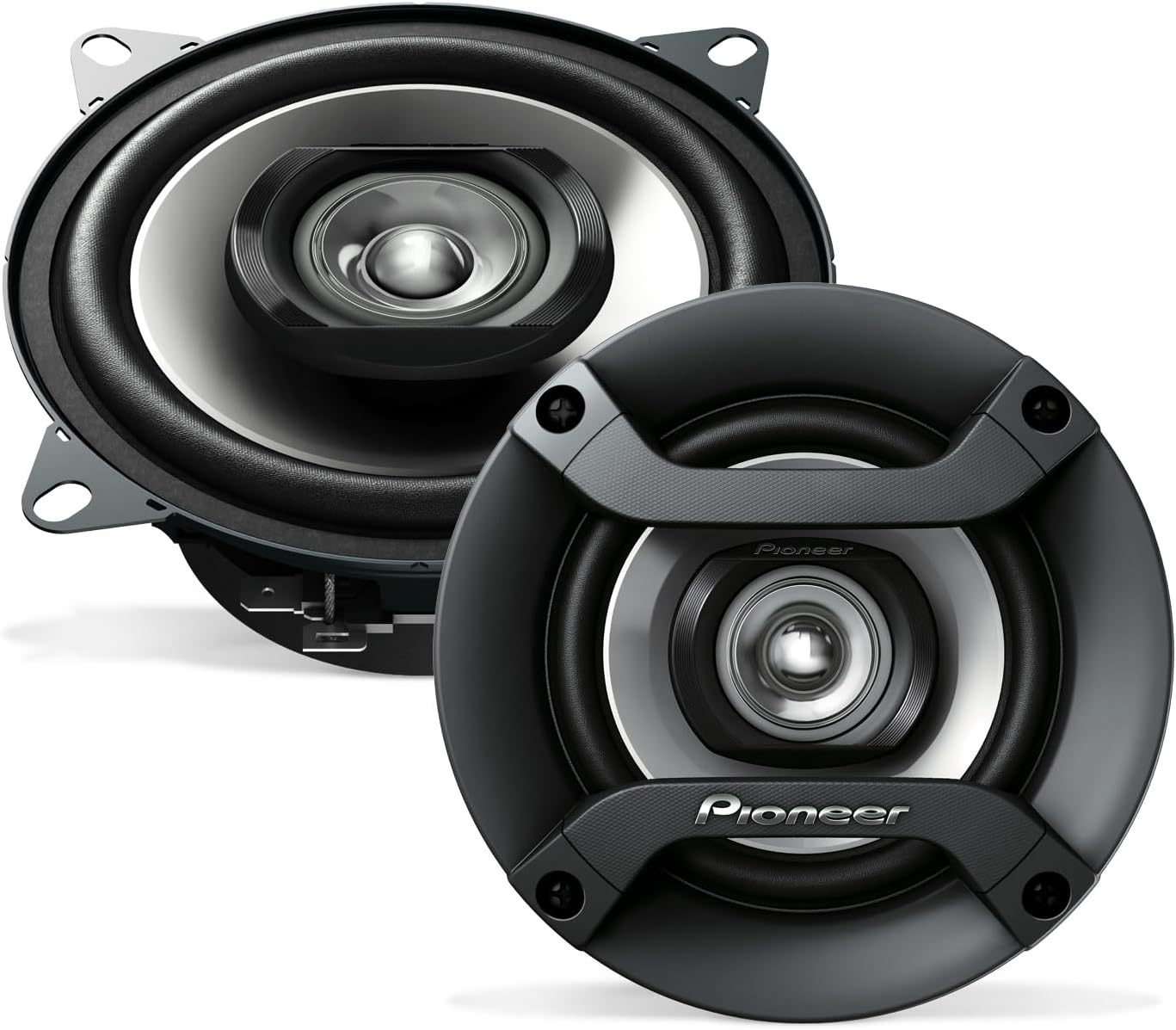 F-Series TS-F1035R 4” 2-Way Speakers (Pair) – 150W Max, Balanced Sound + Smooth Treble, Great Stock Replacement, High-Efficiency Speaker Designed for OEM Power
