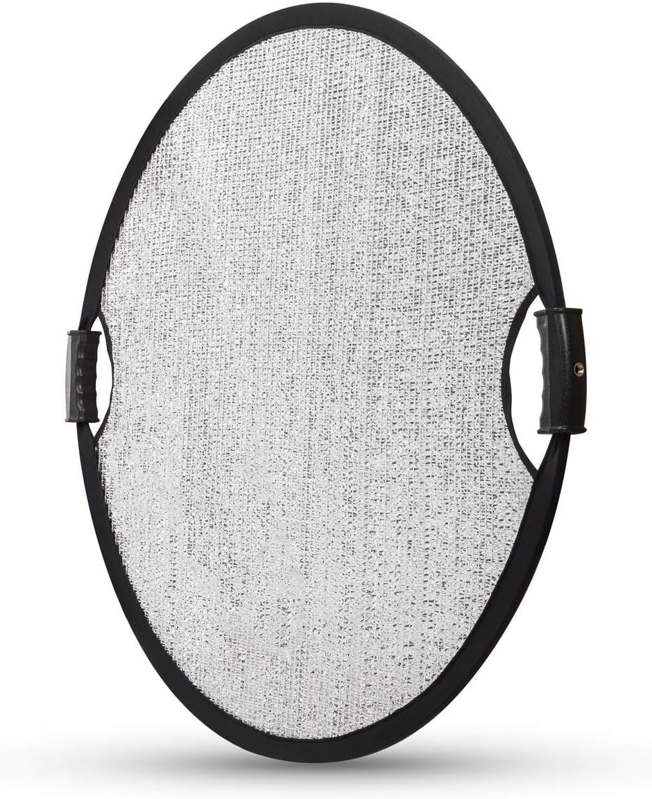 Glow Collapsible Circular Wind Proof Reflector with Handles (32")