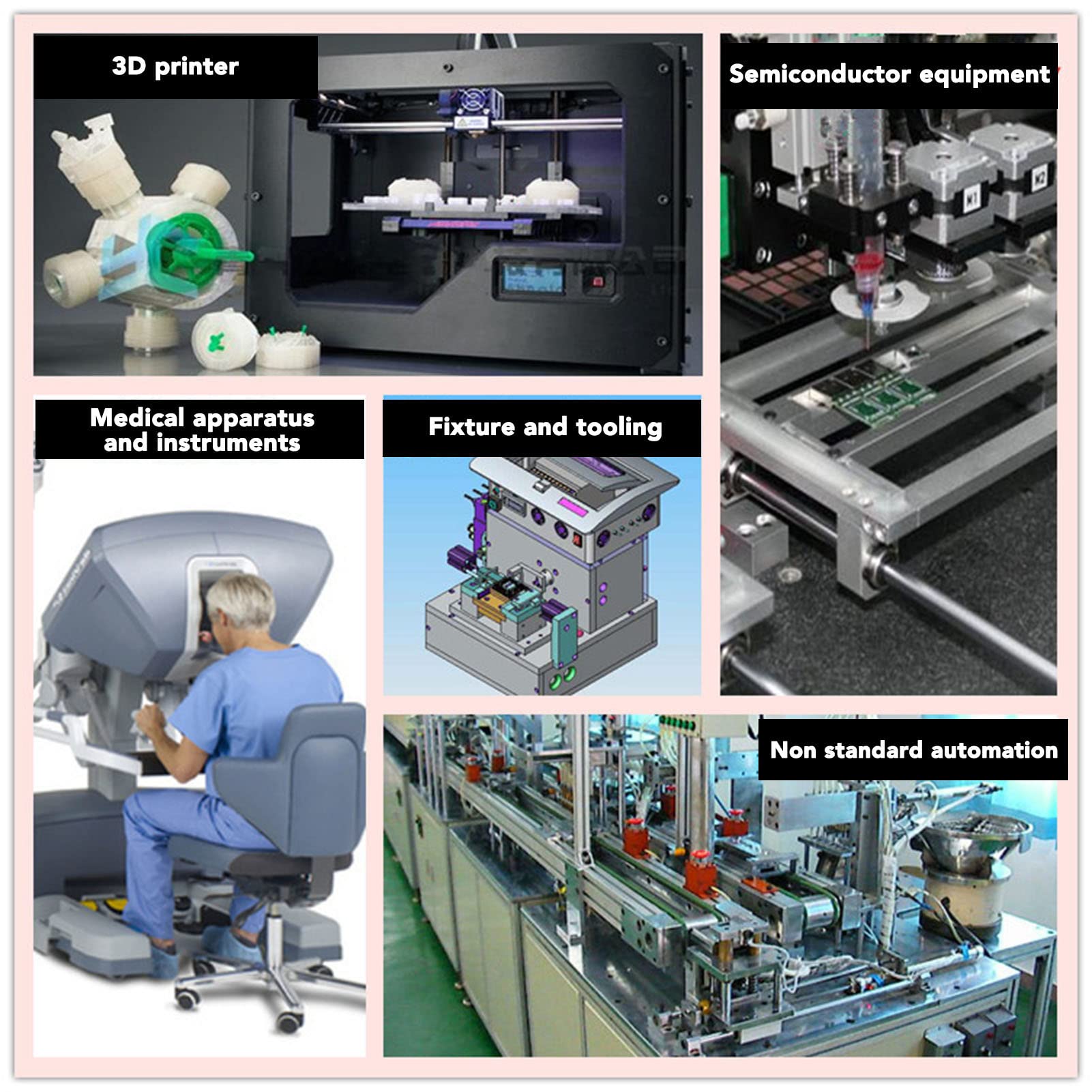 Linear Moving Sliding Block, Easy Installation Carriage Bearing Block Steel Smooth Sliding Wide Application High Accuracy MGN12C for 3D Printer