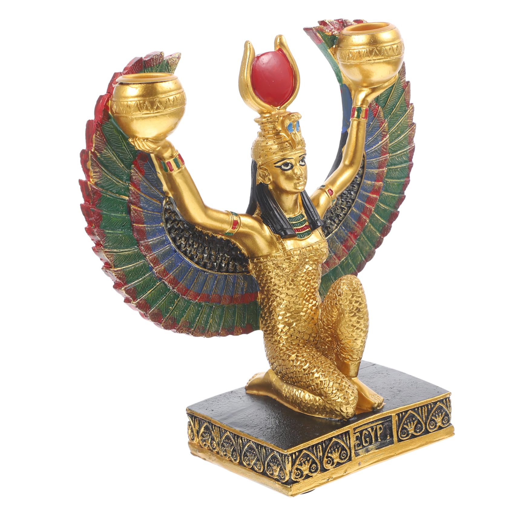 Figurine déesse égyptienne dorée pour transformer une pièce un peu terne